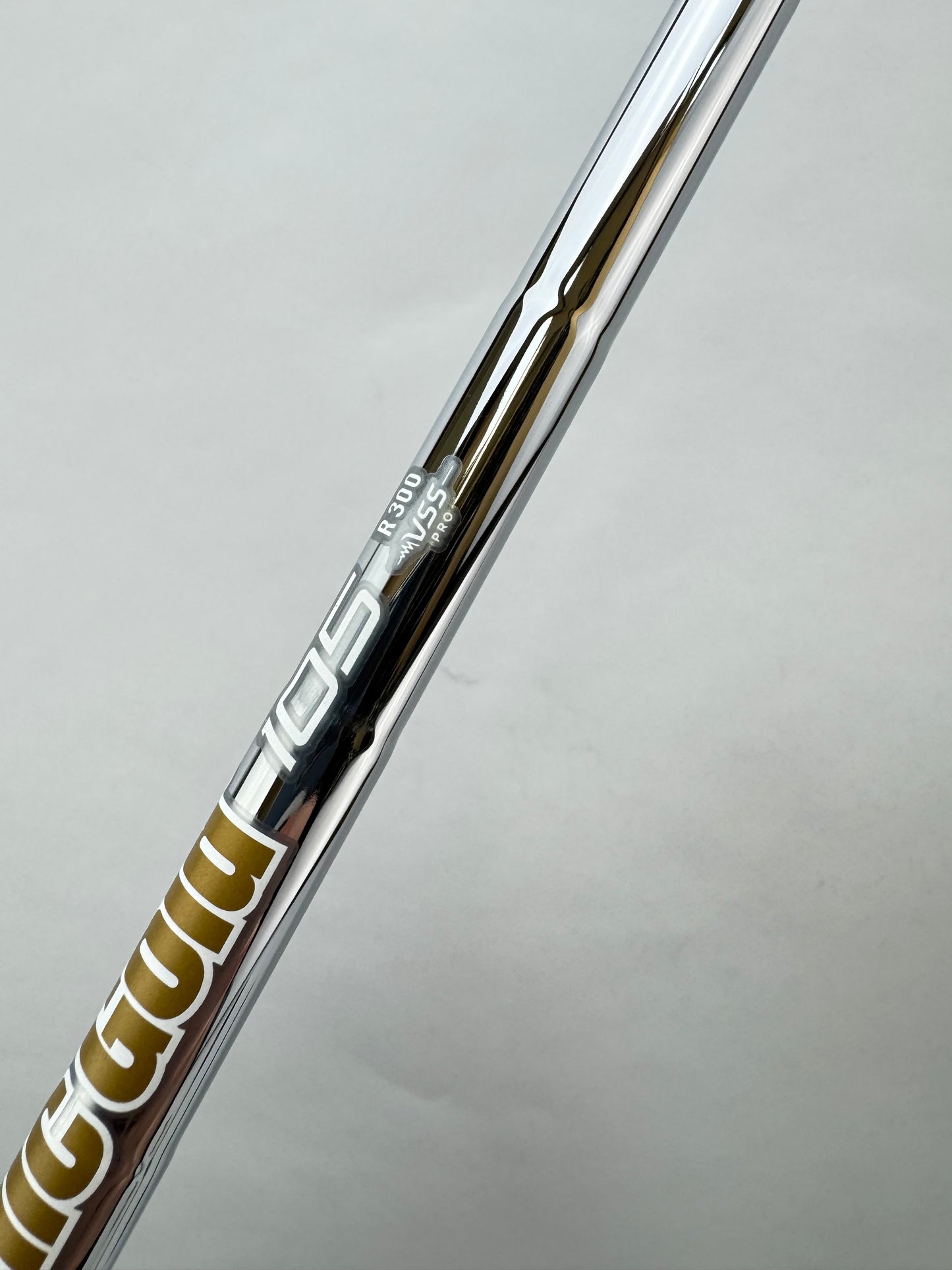 Dynamic Gold 105 Iron Shaft R300 Regular Flex Steel 35” /0.355 Tapered /23534