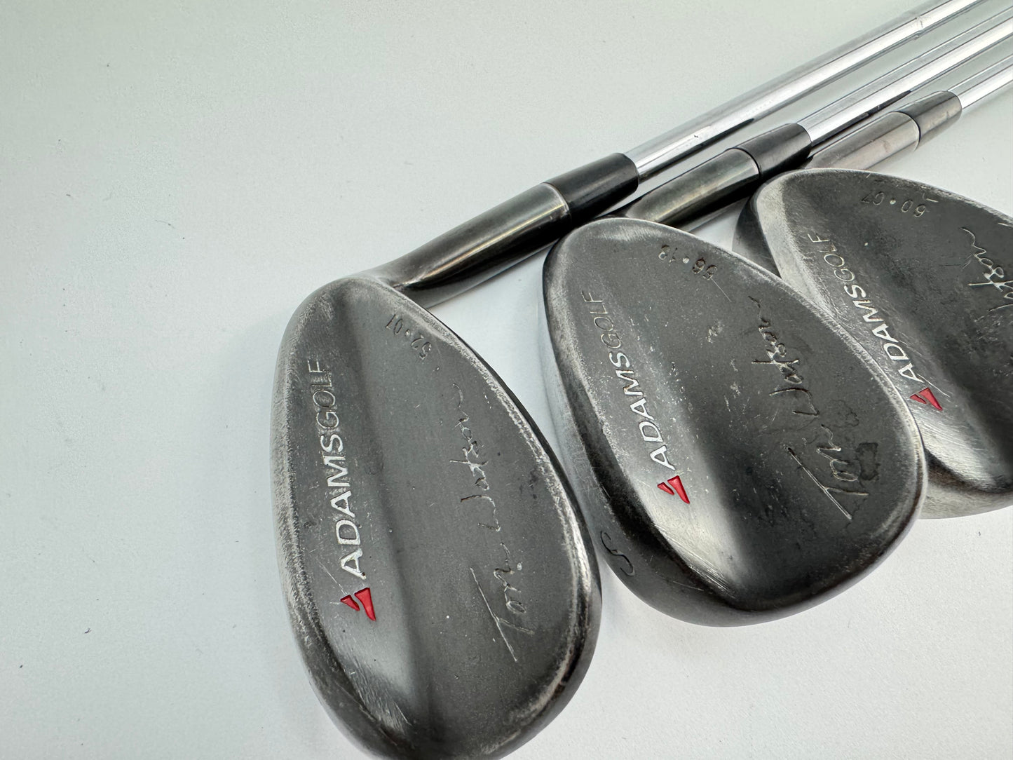 Adams Golf Tom Watson Wedge Set 52*,56*+60* Wedge Flex Steel /New Grips /26779