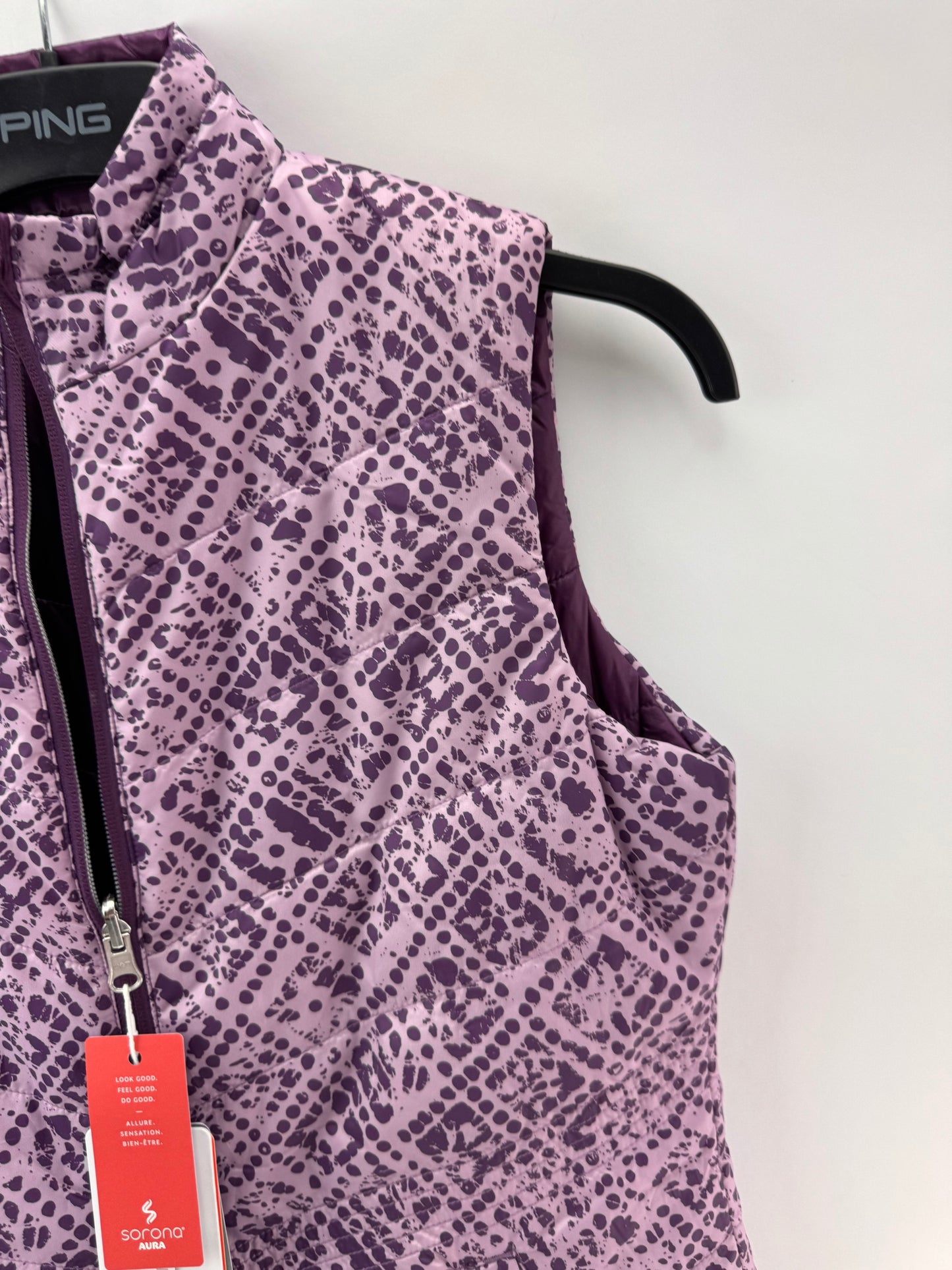 Ping Ladies Lola Gilet Vest Sensorwarm Reversible Full Zip /UK 8 /New /25271