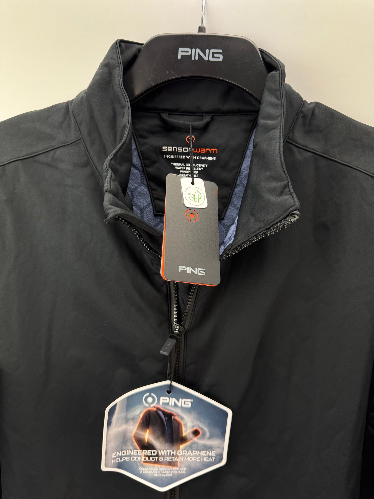 Ping Levan Graphene Jacket Sensorwarm Water Resistant UK XL /New /25149
