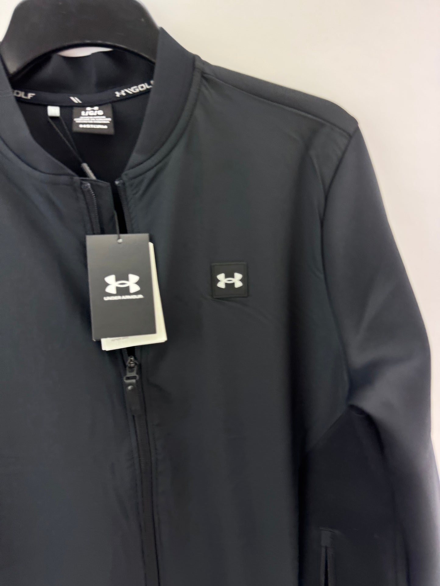 Under Armour Drive Pro Jacket Storm Hybrid Full Zip UK Large /Black /New /24234