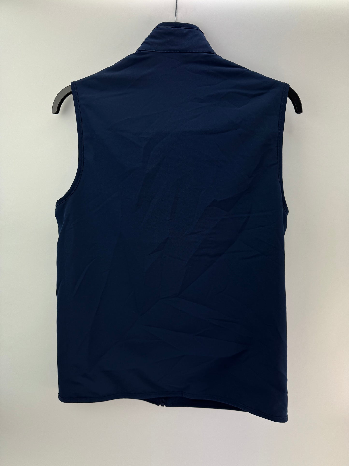 Original Penguin Golf Gilet Mixed Media Reversible UK Small /Navy /25255