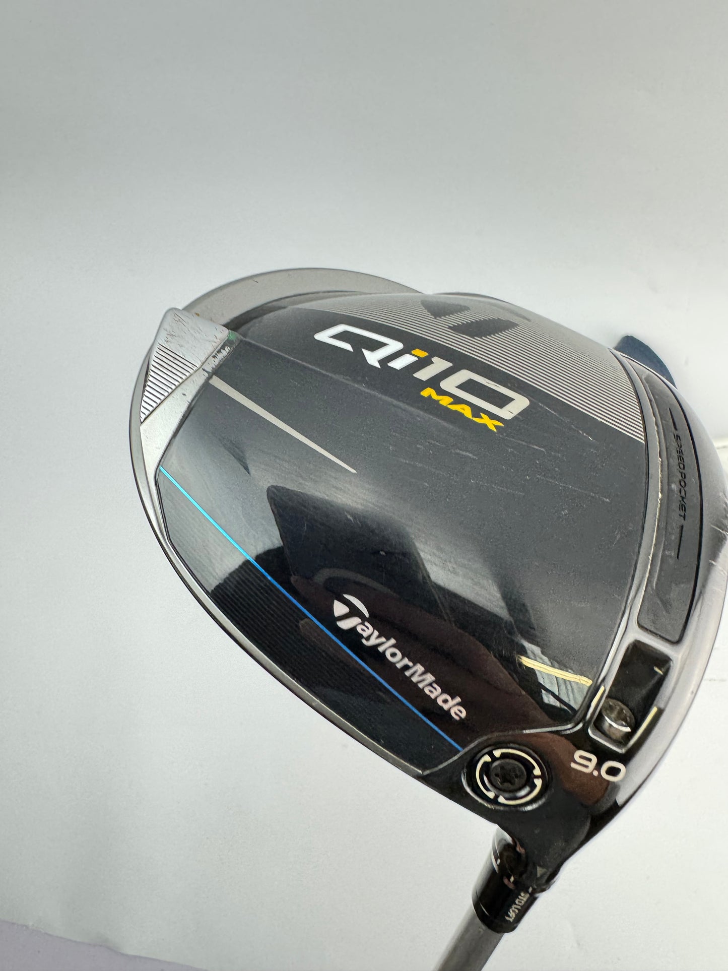 Taylormade Qi10 Max Driver 9* Speeder NX 50 Stiff Graphite /Headcover /28031