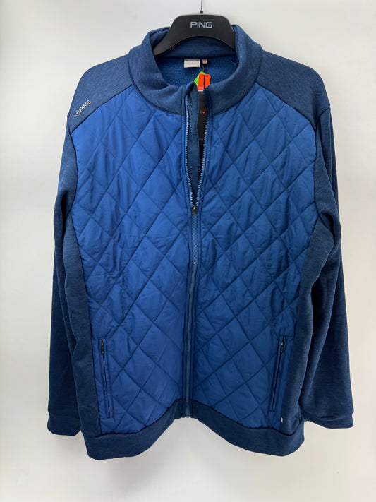 Ping Golf Mens Jacket AARAN Sensorwarm Water Resistant /Navy /UK XXXL /New/24976