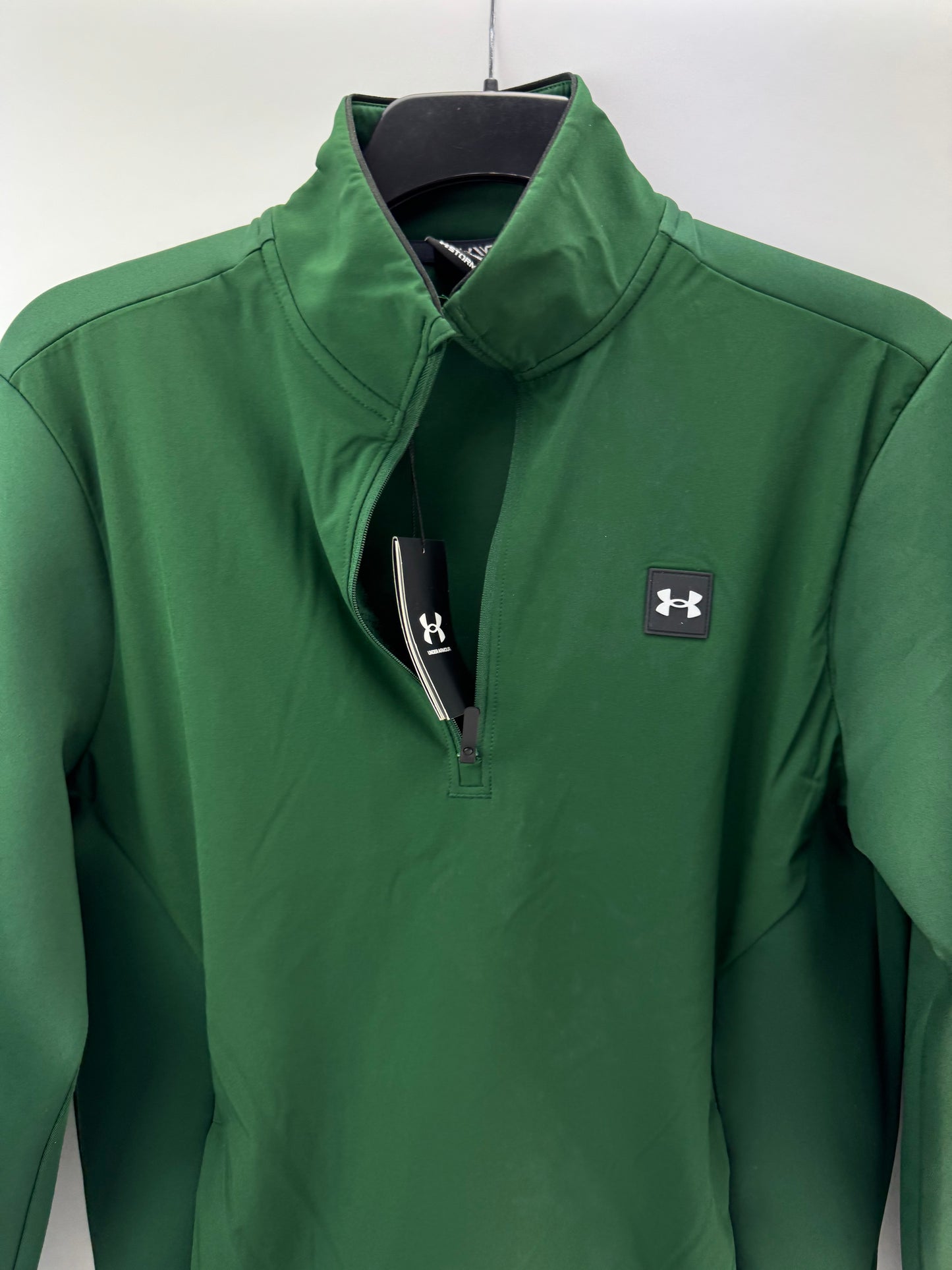 Under Armour Drive Pro Pullover Storm Hybrid 1/2 Zip UK Medium /Green /24972