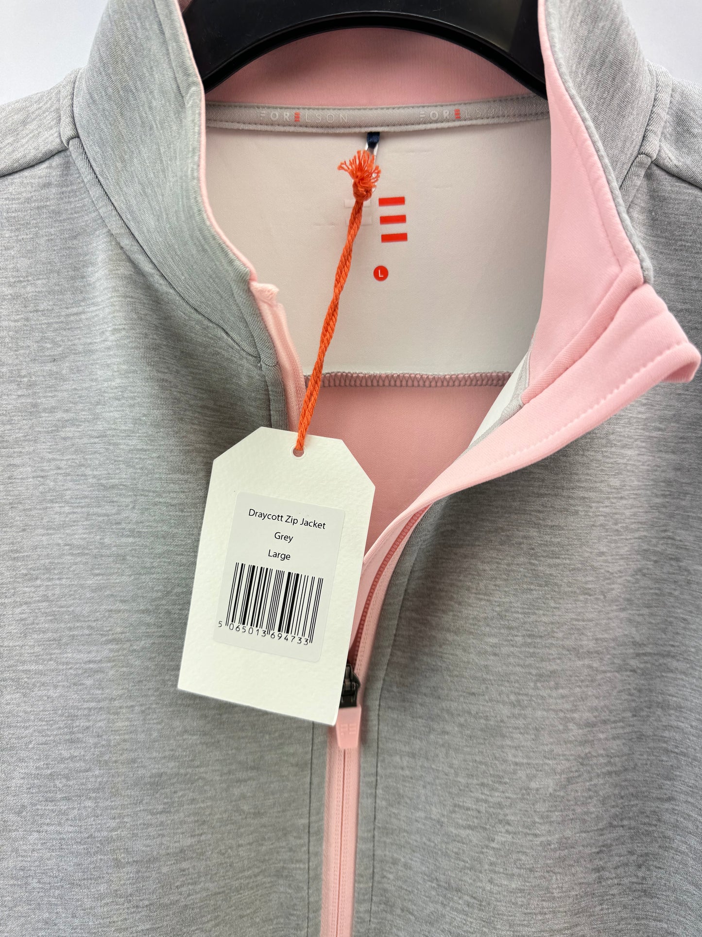 Forelson Golf Jacket Ladies Draycott Full Zip UK Large /Grey /New /21436
