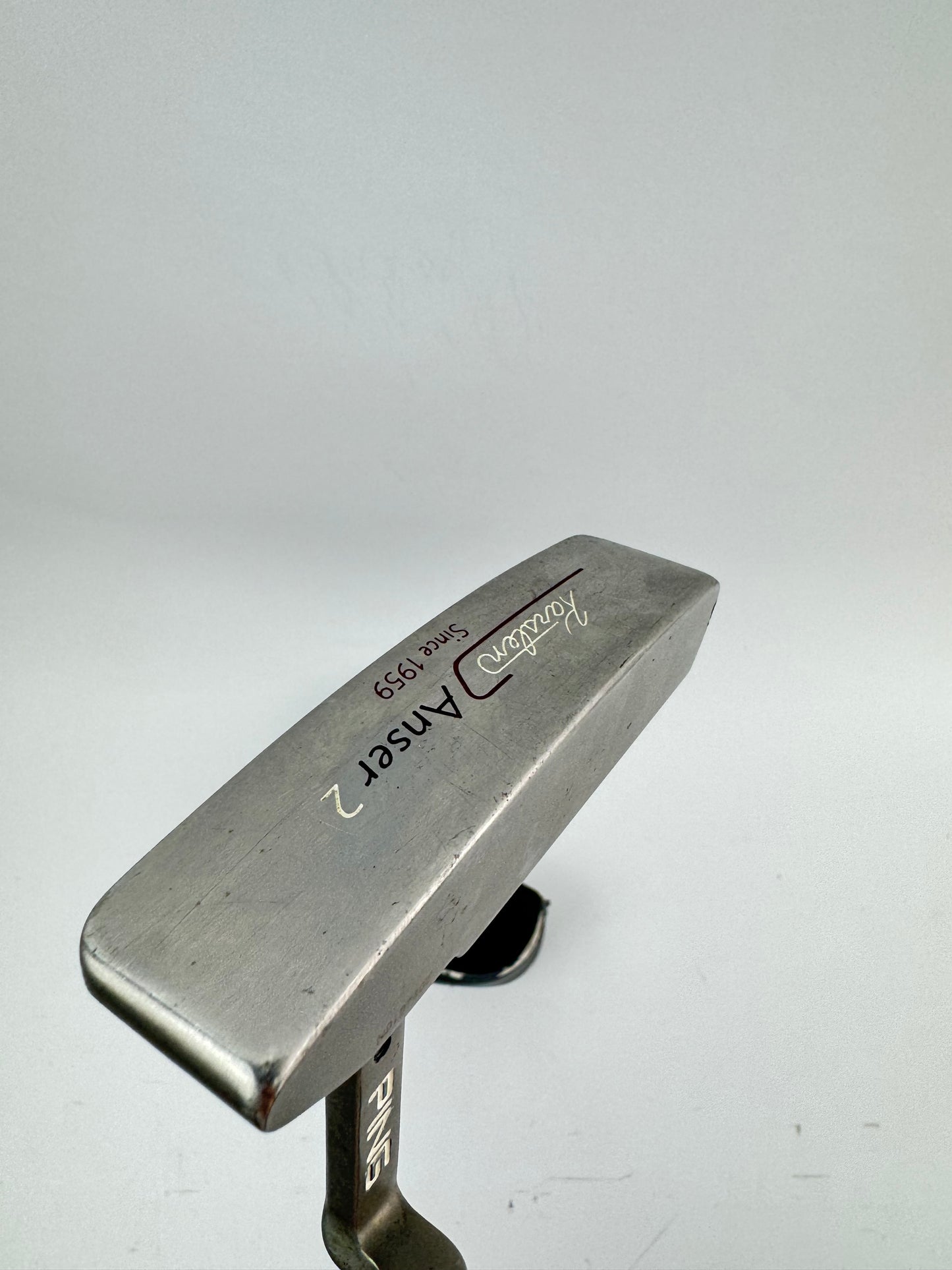 Ping Karsten Anser 2 Putter Black Dot Slight Arc 34.5” /Headcover /24620