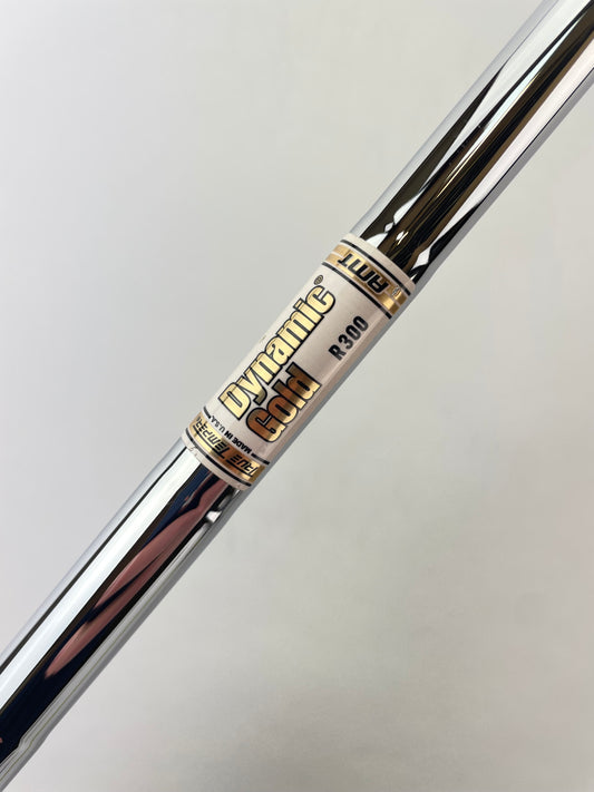 Dynamic Gold AMT Iron Shaft R300 Regular Flex Steel 36” /0.355 Tapered /23811