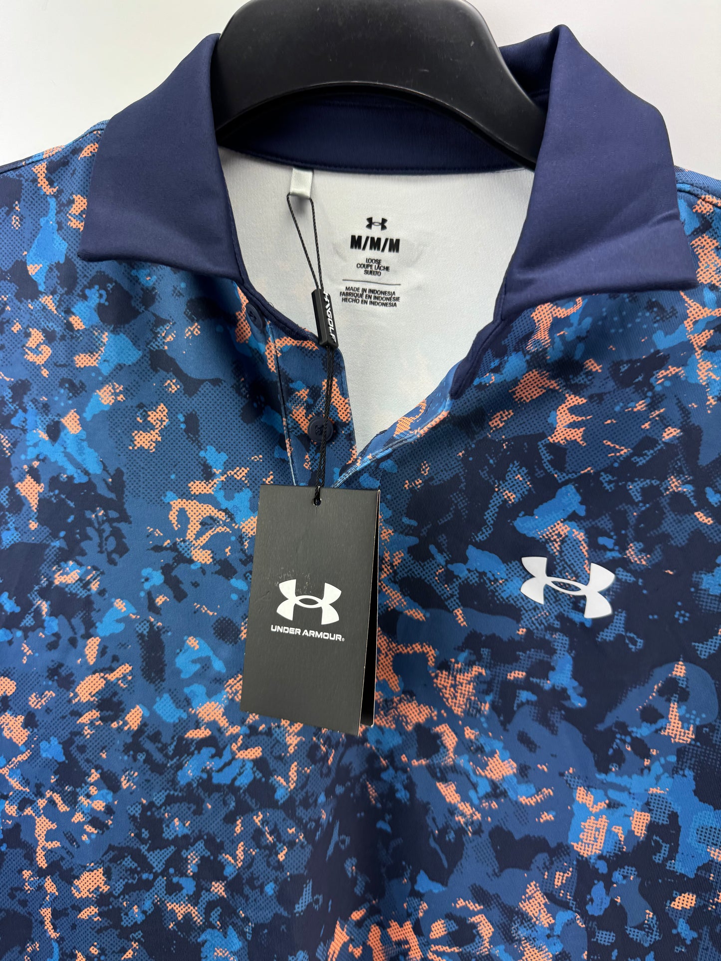 Under Armour Mens Polo Shirt T2G Printed UK Medium /New /24242