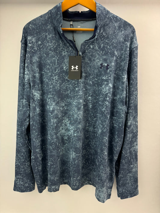 Under Playoff Printed 1/4 Zip Pullover Golf UK XL /Loose Fit /New /19975