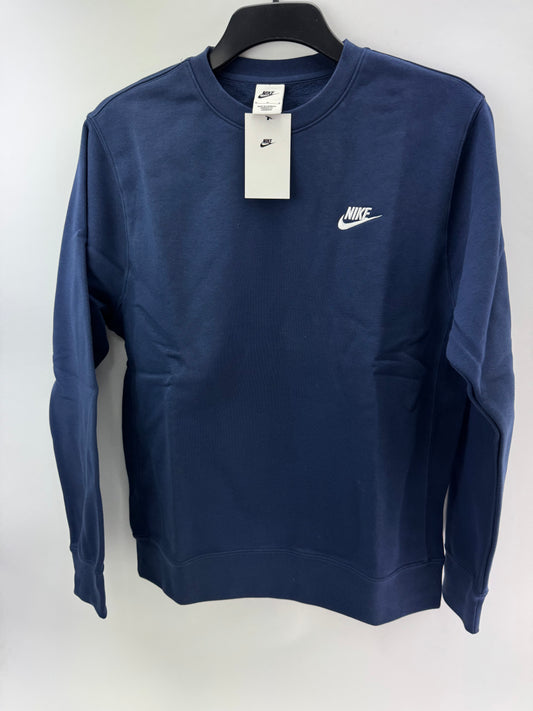 Nike Golf Club Crew Pullover Fleece Jumper UK Medium /Navy /New /24642