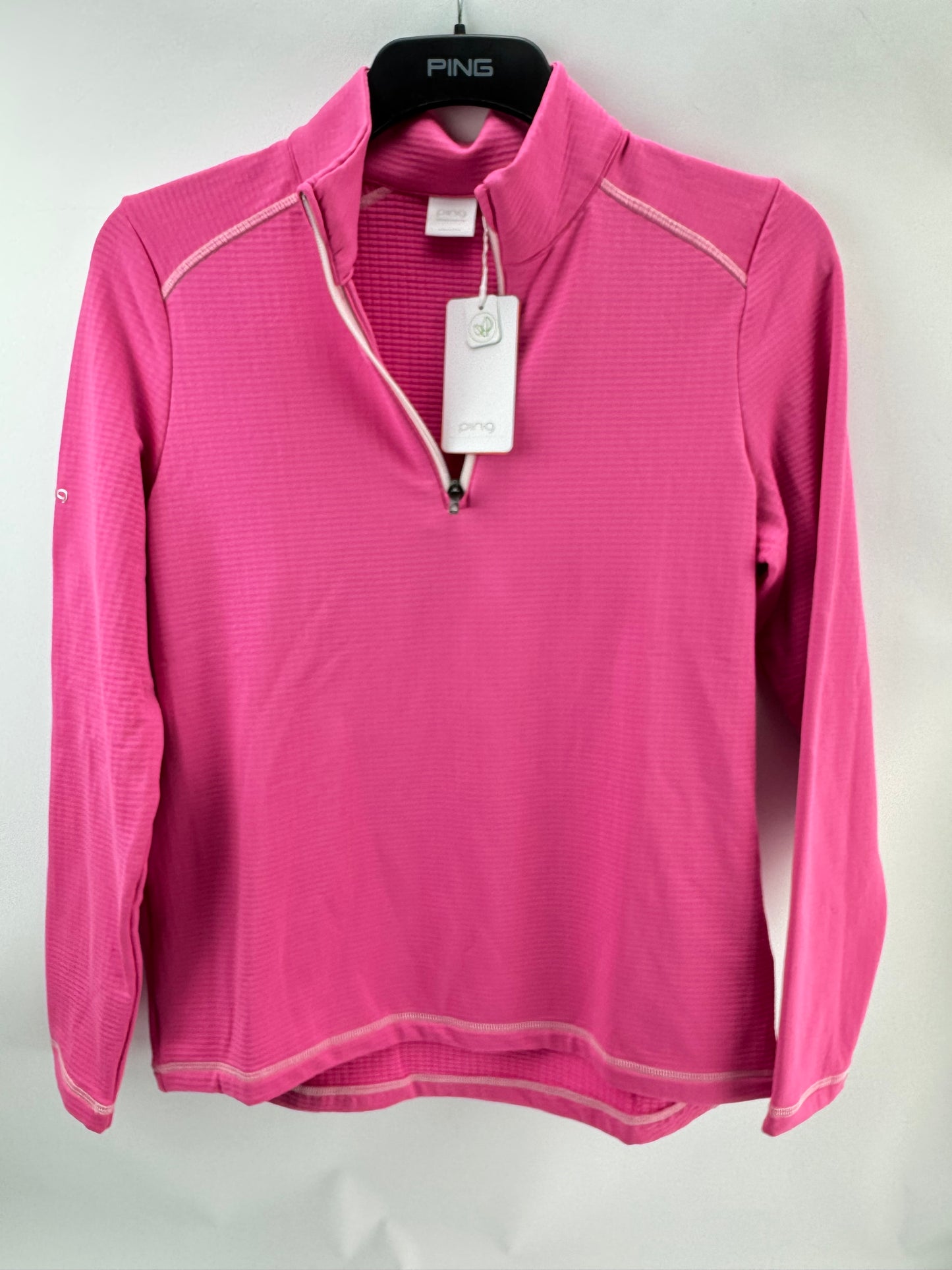Ping Golf Women’s Pullover Midlayer Sonya 1/2 Zip UK 14 /Pink /New /22191