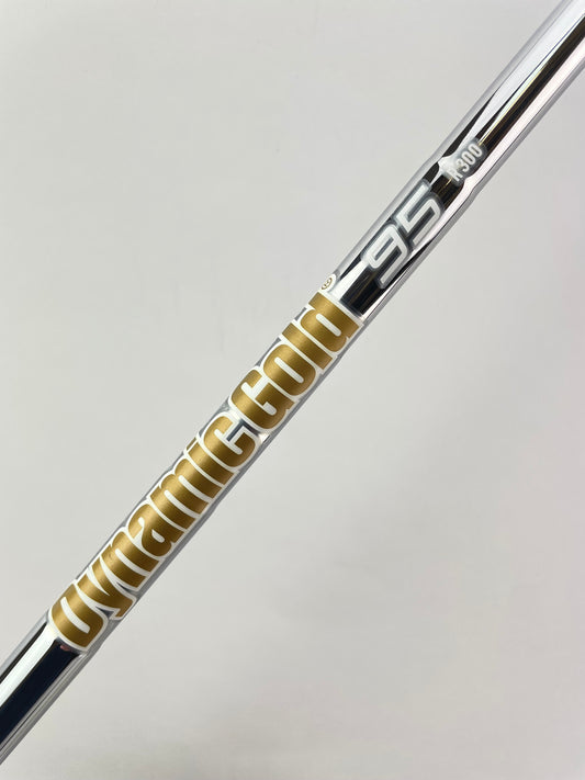 Dynamic Gold 95 Iron Shaft R300 Regular Flex Steel 35.25” /0.355 Tapered /23624