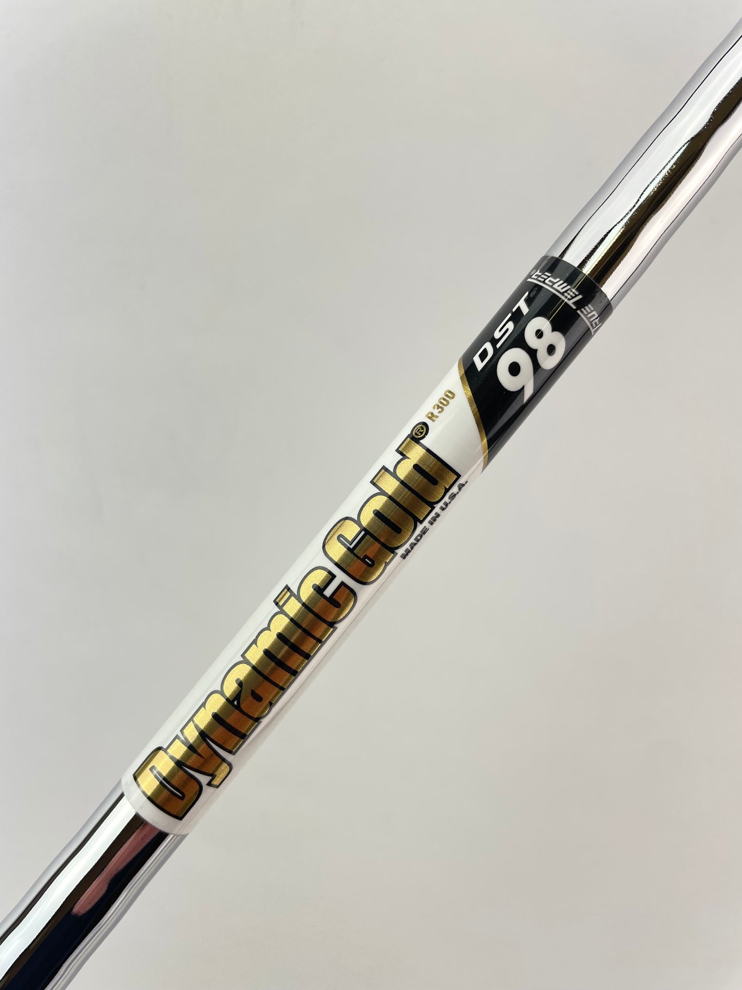 Dynamic Gold DST 98 Iron Shaft R300 Regular Flex Steel 36” /0.355 Tapered /23632