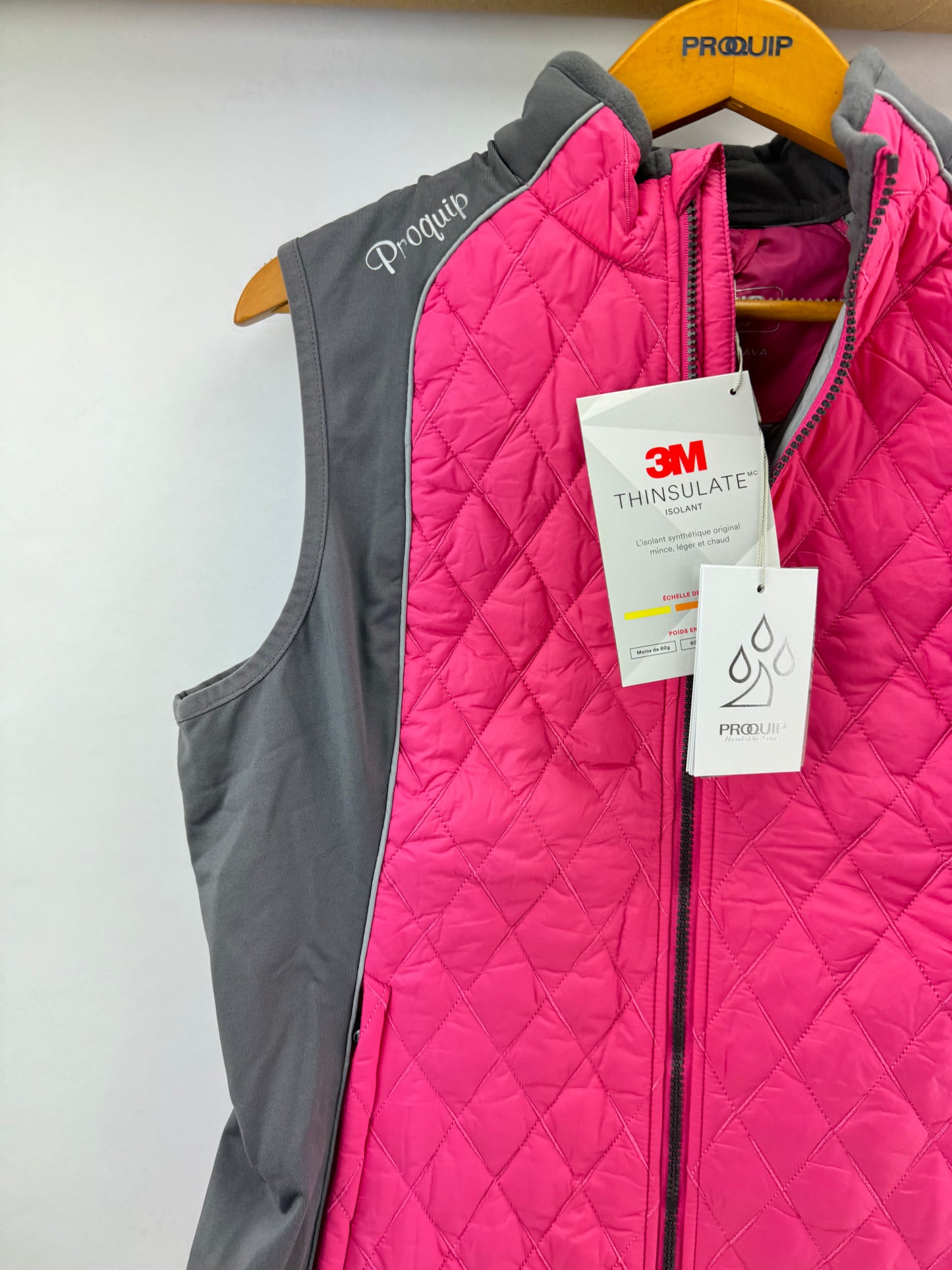 Proquip Womens Thermal Gilet Ava Full Zip /Size UK 8 (Small) New /20935