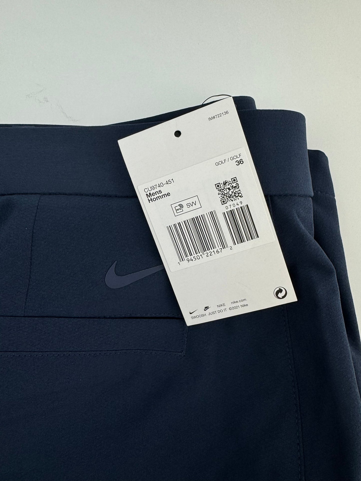 Nike Golf Victory Dri-fit Shorts /Navy /Mens W36” /New /24424