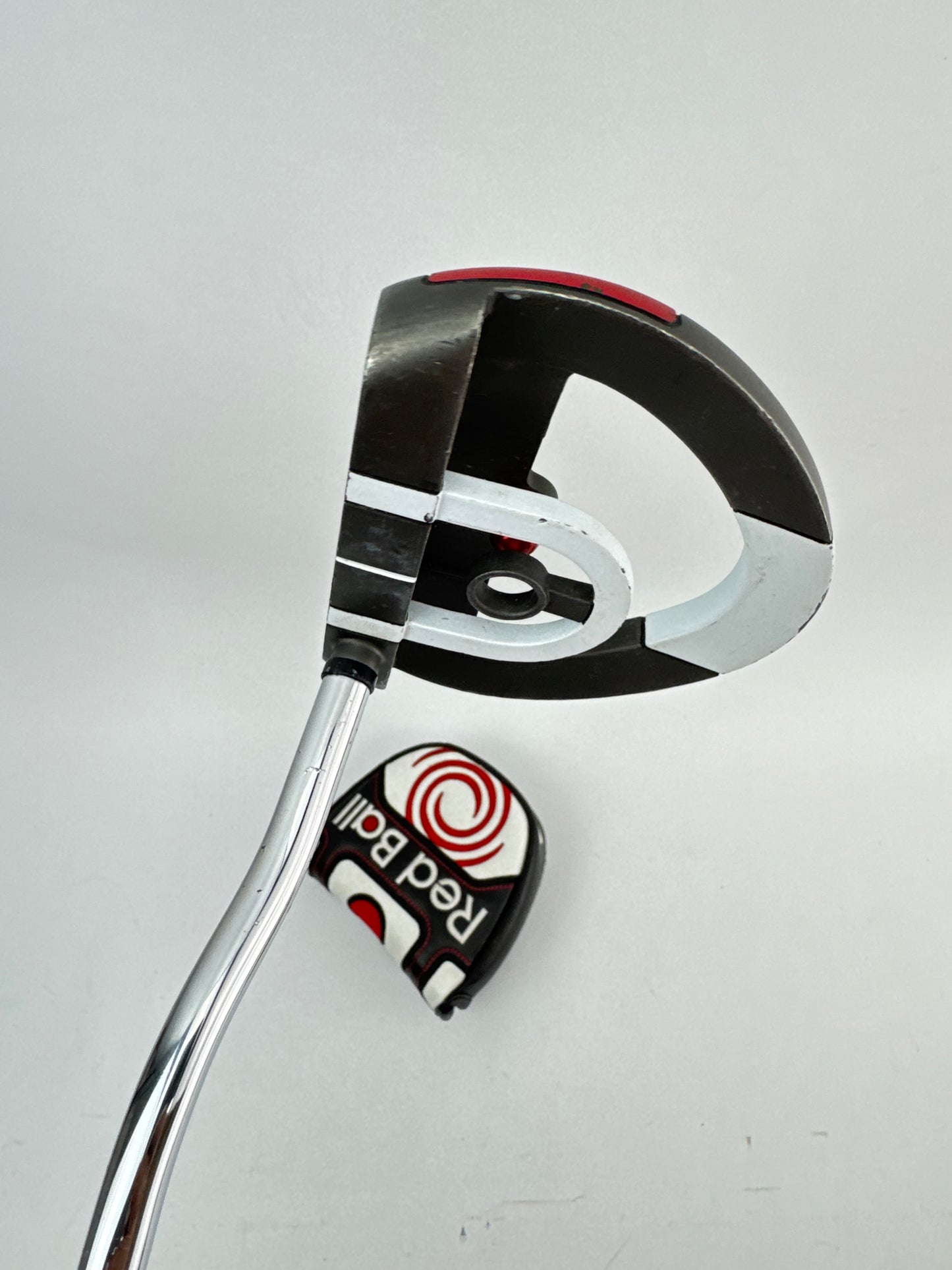 Odyssey Red Ball Putter Mallet 34” Face Balanced /Right Handed /Headcover /24621