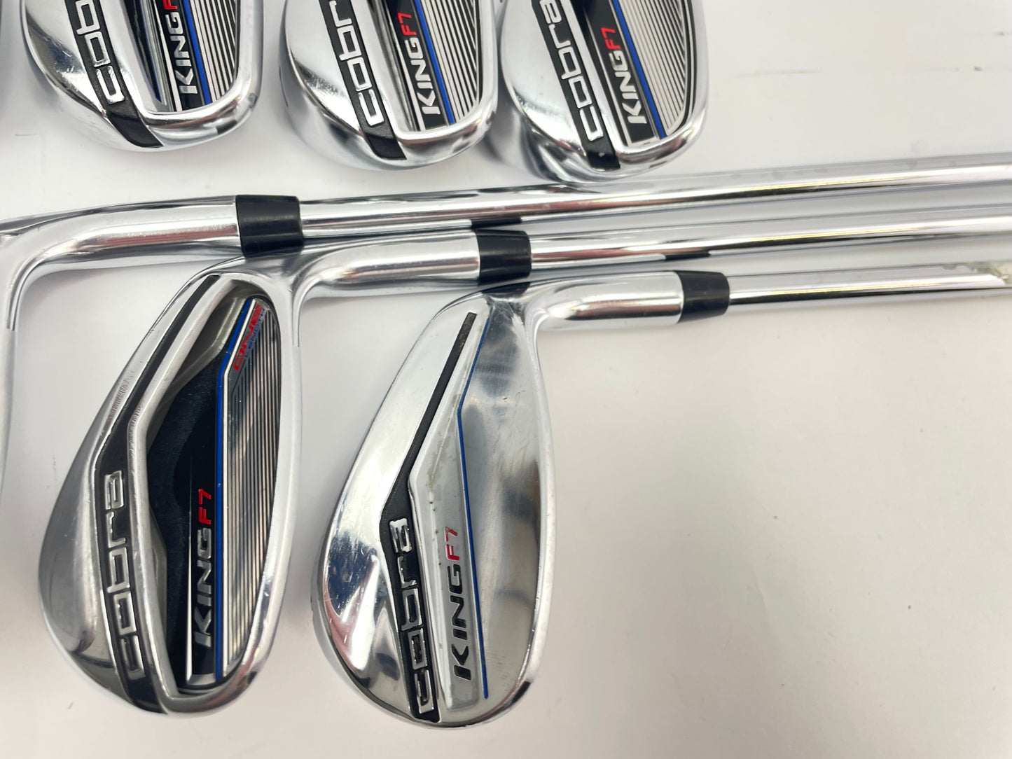 King Cobra F7 One Length Irons 5-PW+GW Regular Flex Steel /Right /Lamkin /26816
