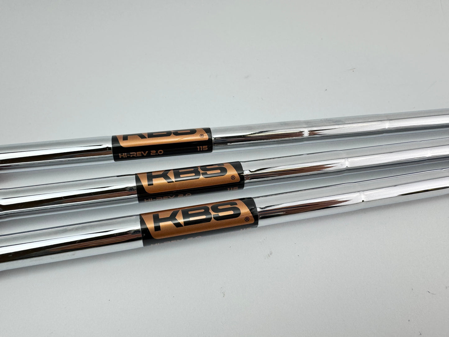 KBS Hi-Rev 2.0 Wedge Shaft Set (3) 115 Wedge Flex Steel 0.355 Tapered /28041