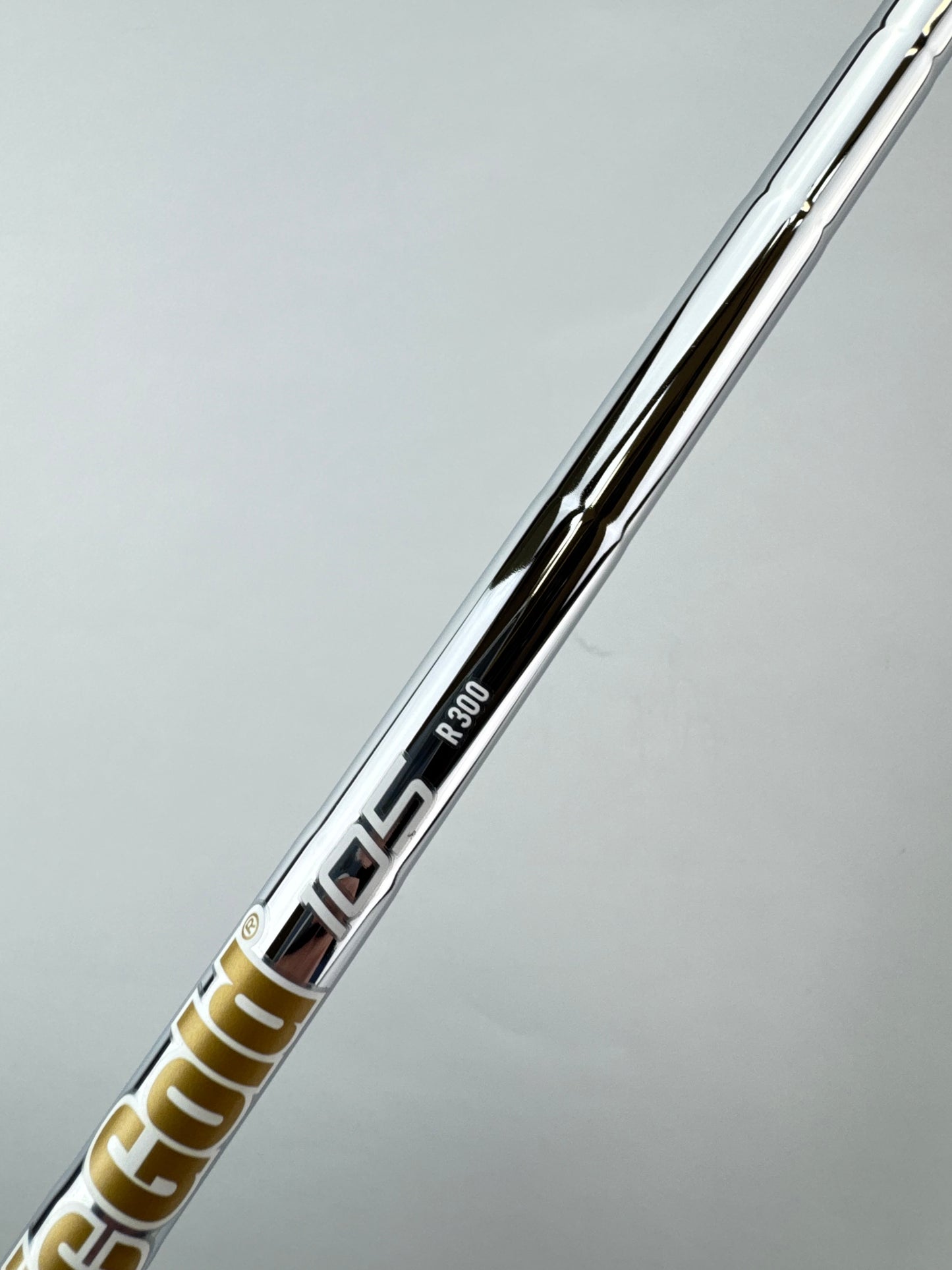 Dynamic Gold 105 Iron Shaft R300 Regular Flex Steel 36” /0.355 Tapered /23386