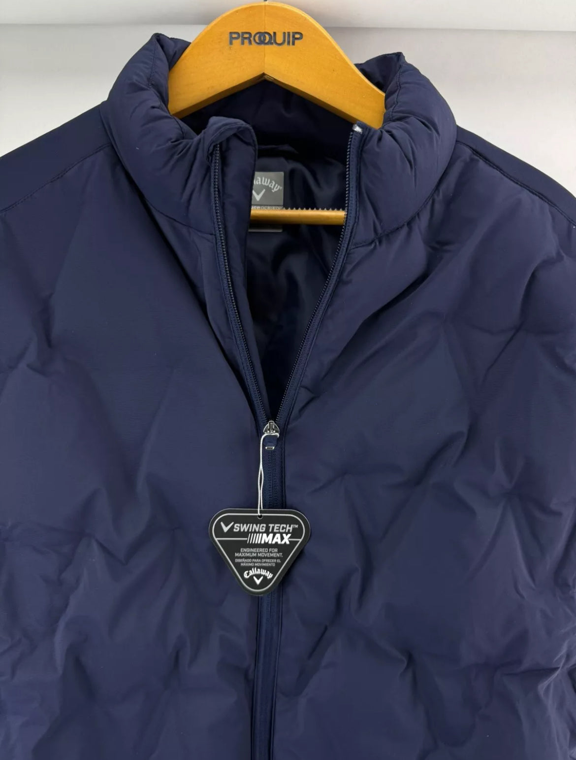 Callaway Thermal Puffer Jacket Welded Chev 2024 /Navy /Mens UK S /New /19863