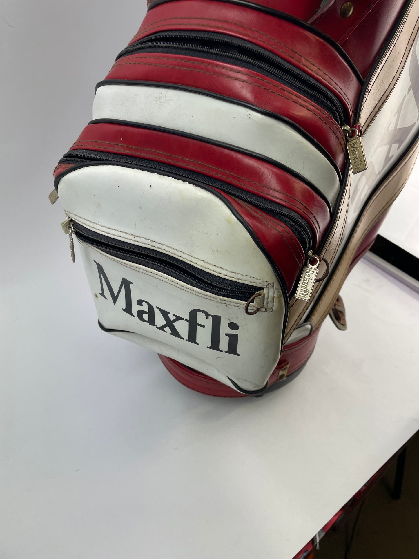 Mens Golf Package Set 12 Clubs Maxfli Regular Steel /Right /New Grips /Cart Bag