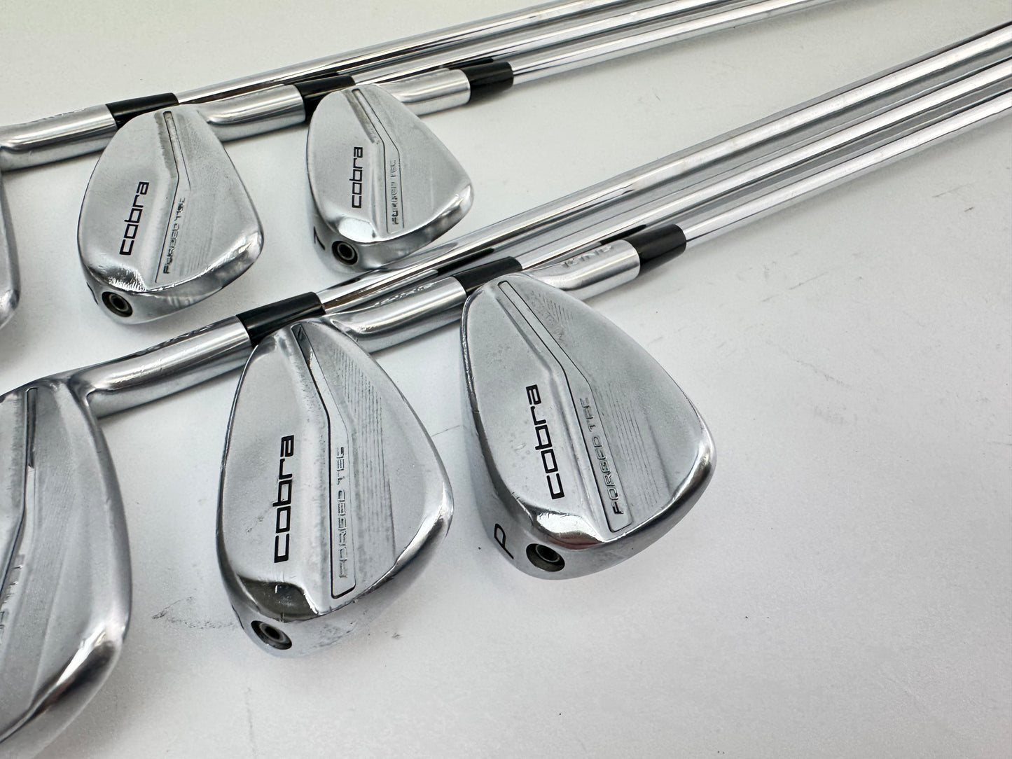 Cobra Forged Tec Irons 5-PW KBS $-Taper 110 Regular Steel /New Grips /26997