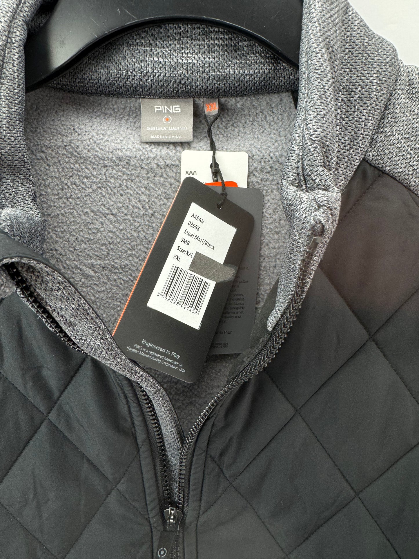 Ping Golf Mens Jacket AARAN Sensorwarm Water Resistant /UK XXL /New /25158