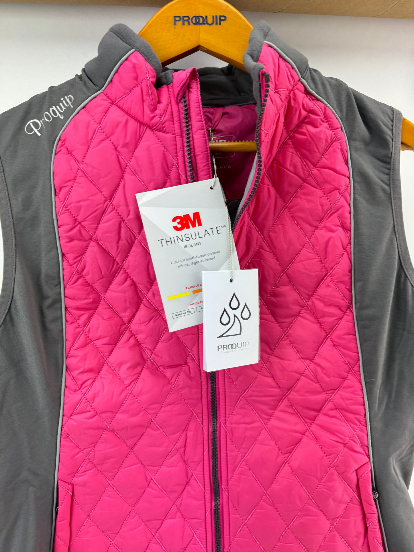 Proquip Womens Thermal Gilet Ava Full Zip /Size UK 8 (Small) New /20935