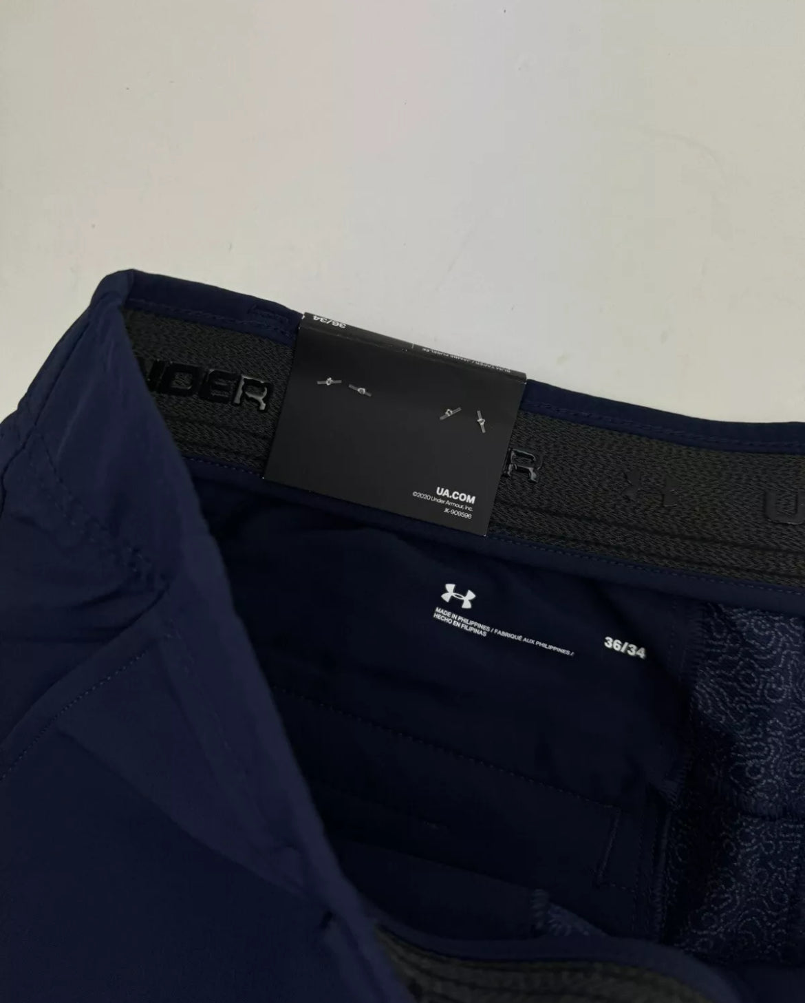 Under Armour Golf Tapered Trousers CGI W36 L34 /Navy /New /19876