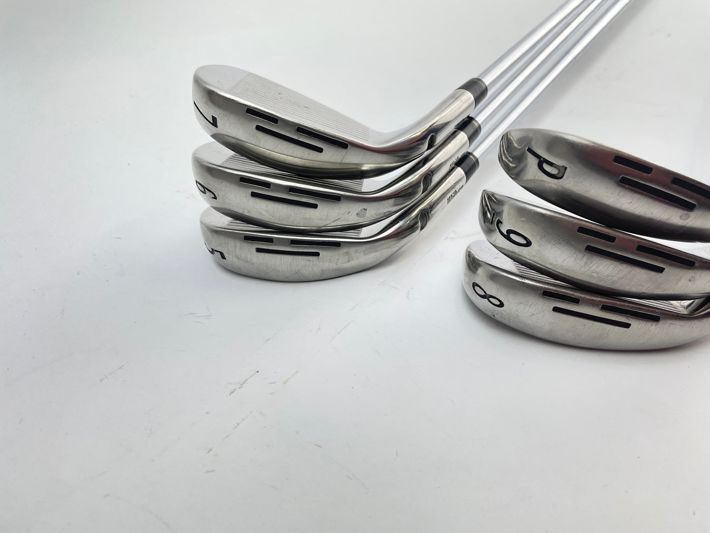 Wilson Staff D9 Irons 5-PW KBS $-Taper Lite 100 Regular Flex Steel /Right /27017