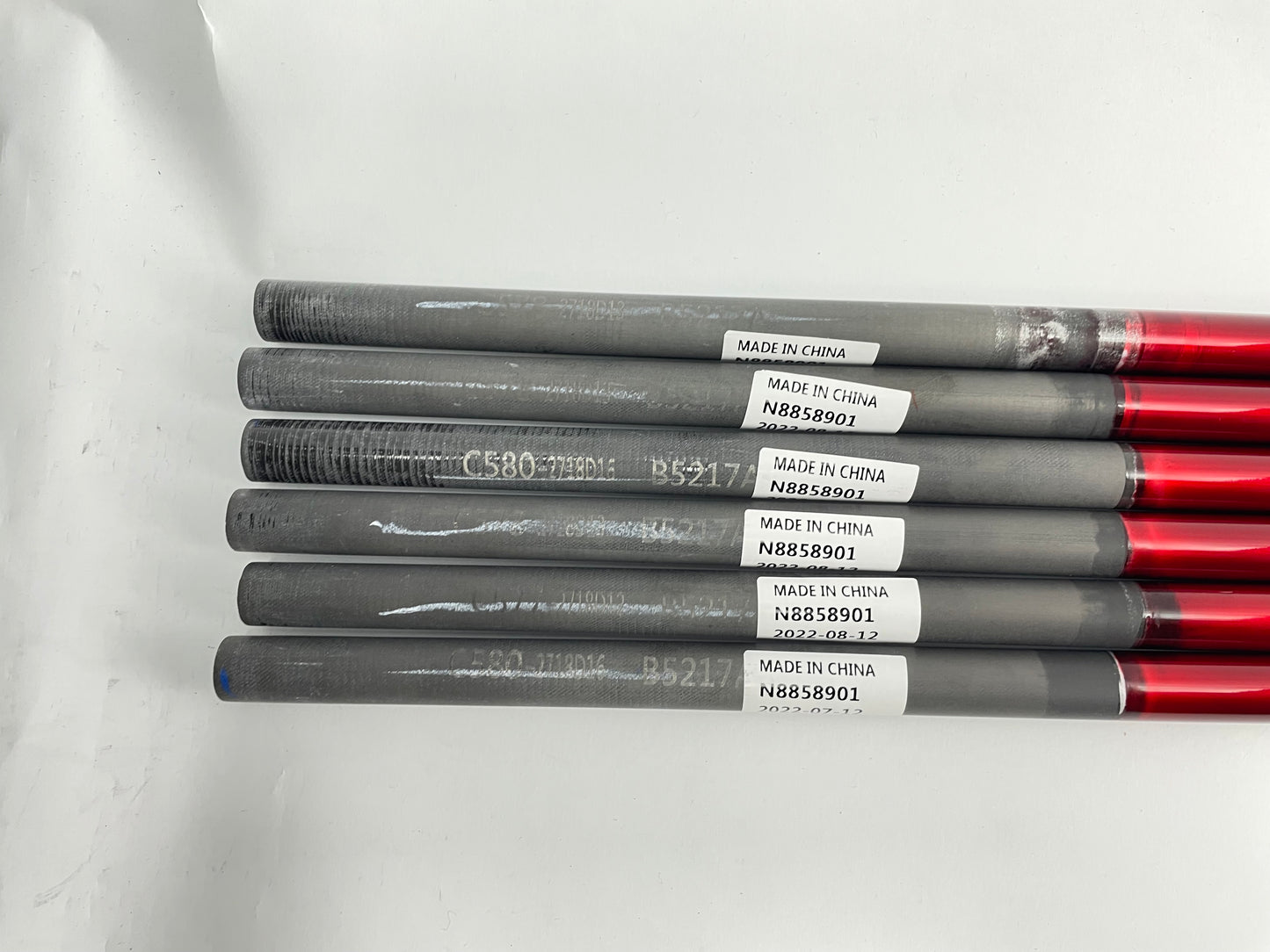 Fujikura Ventus Red HB Iron Shaft Set (6) 5A Senior Graphite /41.5 /0.370 /New