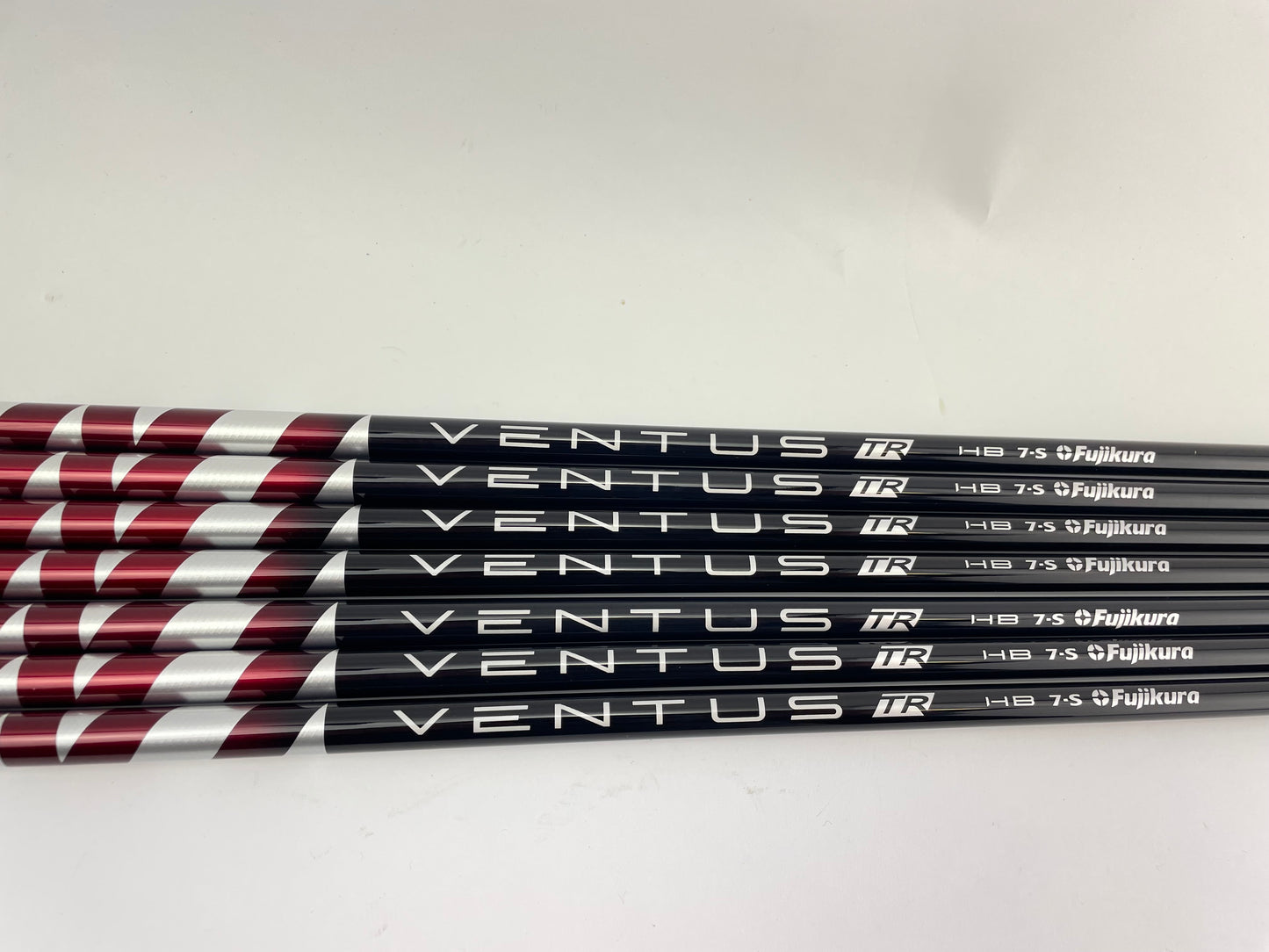 Fujikura Ventus Red HB Iron Shaft Set (7) 7S Stiff Graphite 41.5 /0.370 /New