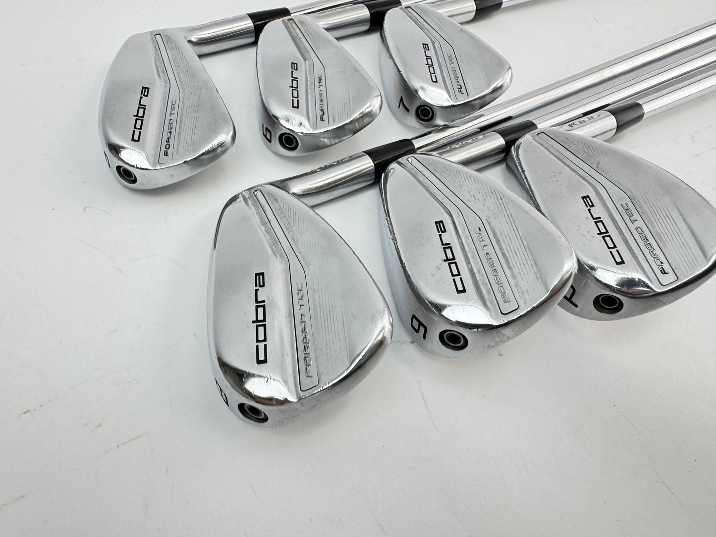 Cobra Forged Tec Irons 5-PW KBS $-Taper 110 Regular Steel /New Grips /26997