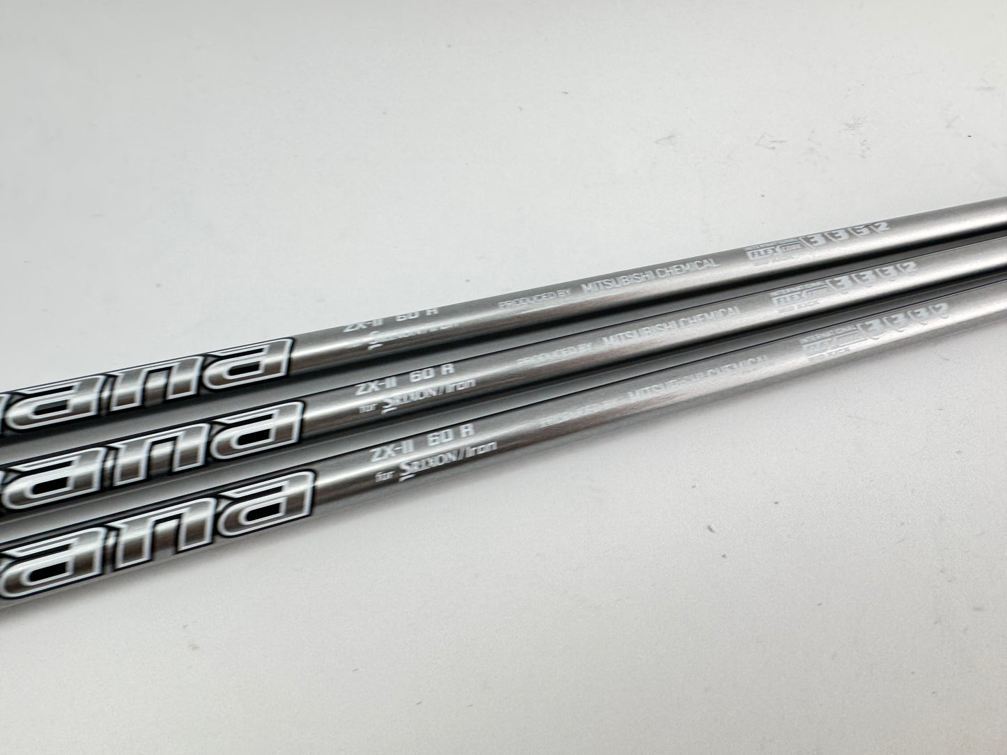 Mitsubishi Diamana Wedge Shaft Set (3) ZX-II Regular Graphite +1/2” /0.355/26438