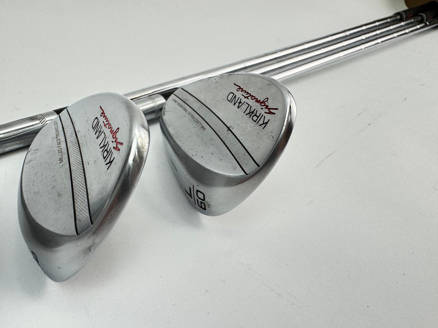 Kirkland Wedge Set 52, 56 + 60* Wedge Flex Steel /Right Handed /New Grips /26903