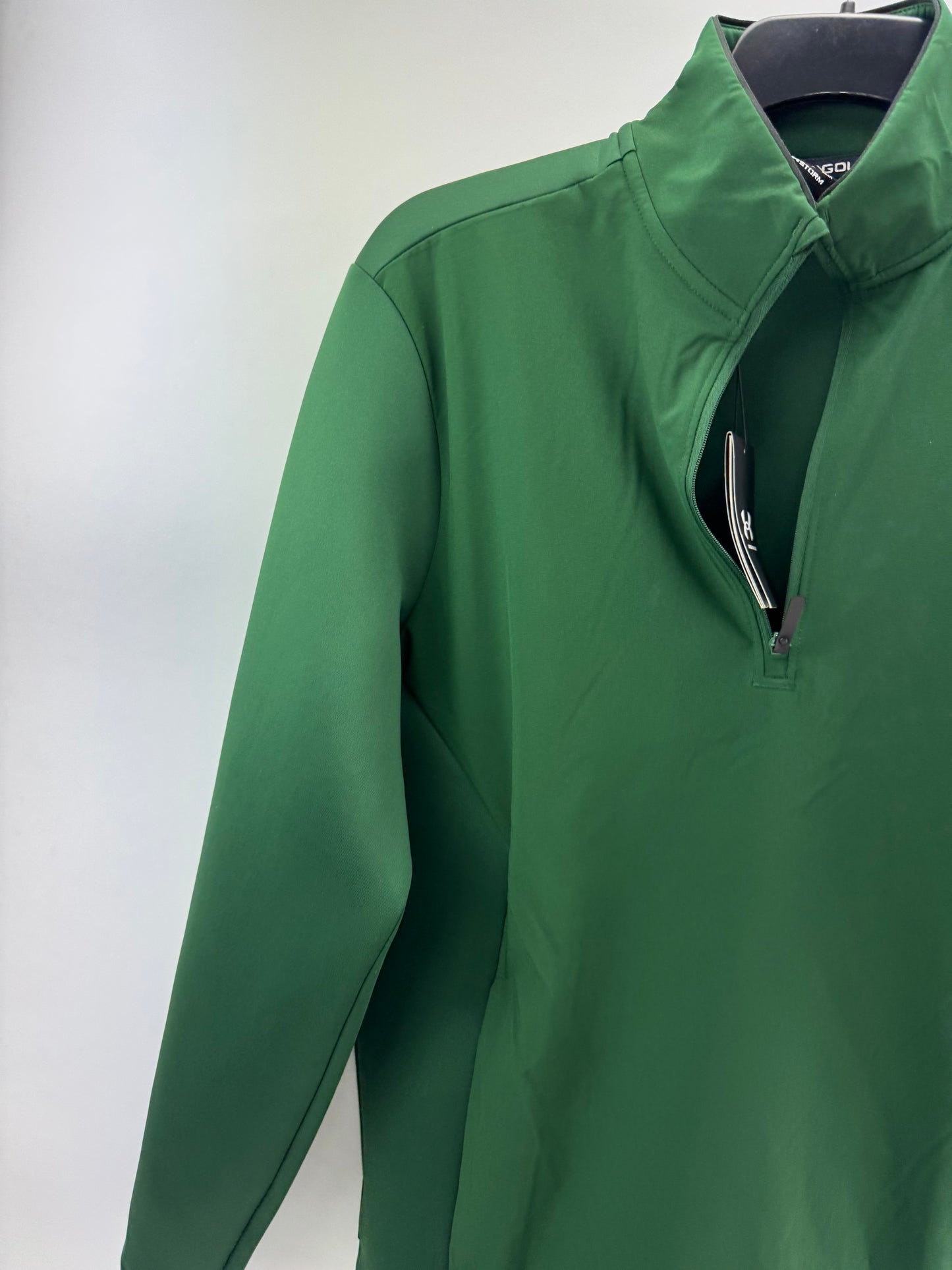 Under Armour Drive Pro Pullover Storm Hybrid 1/2 Zip UK Medium /Green /24972