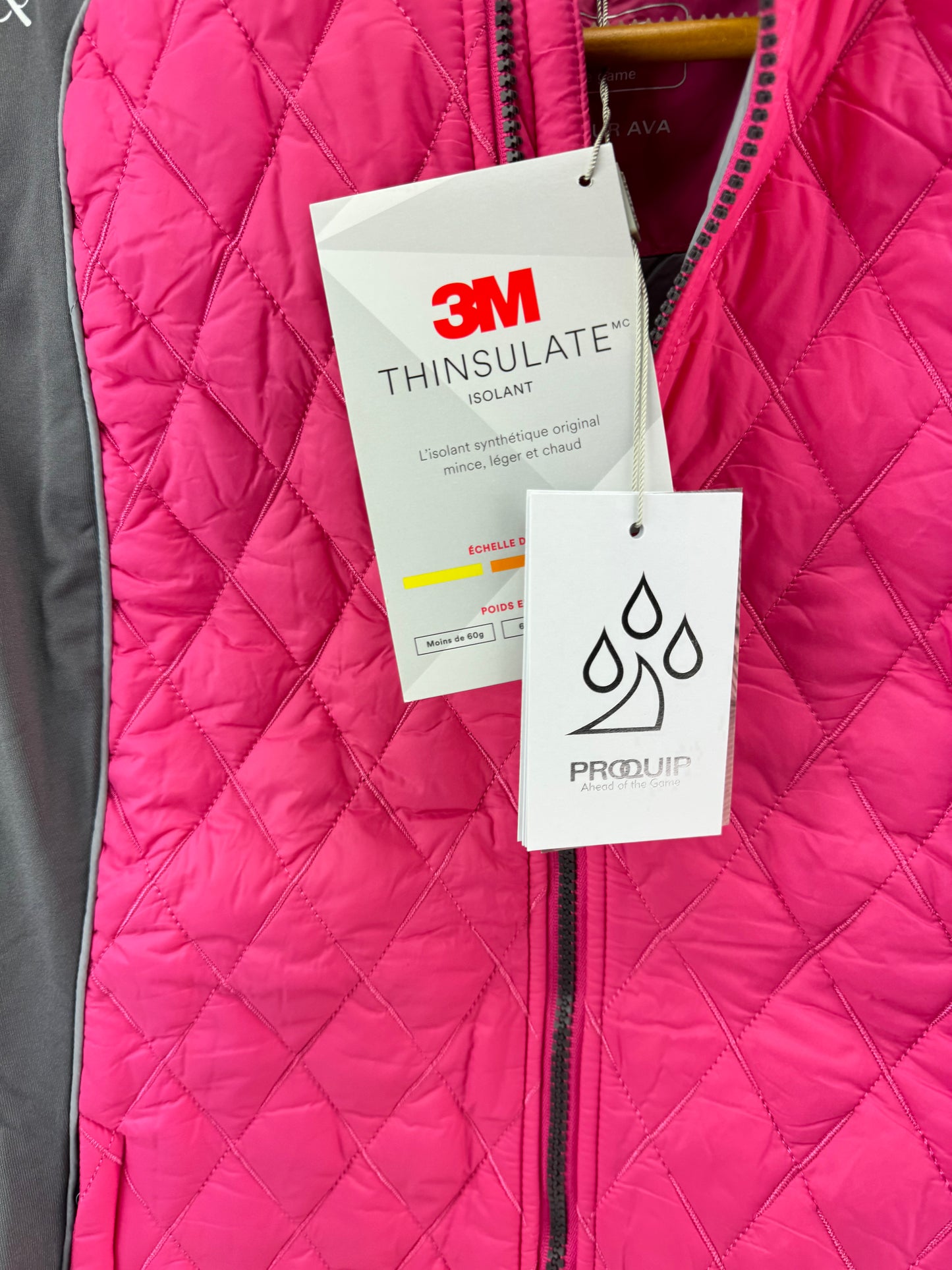 Proquip Womens Thermal Gilet Ava Full Zip /Size UK 8 (Small) New /20935