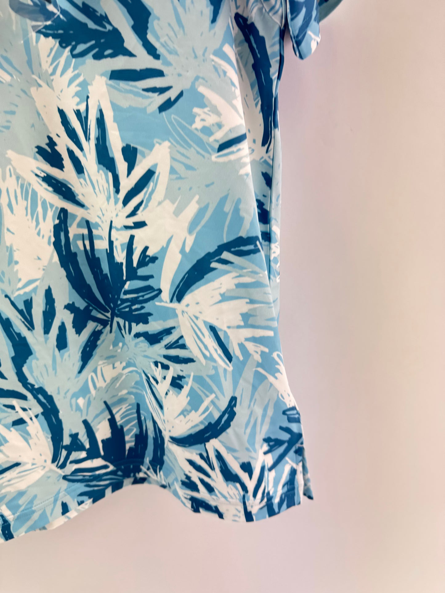 Mizuno Golf Polo Shirt Mens Cali Cool /Air Blue /UK Small /New /23720