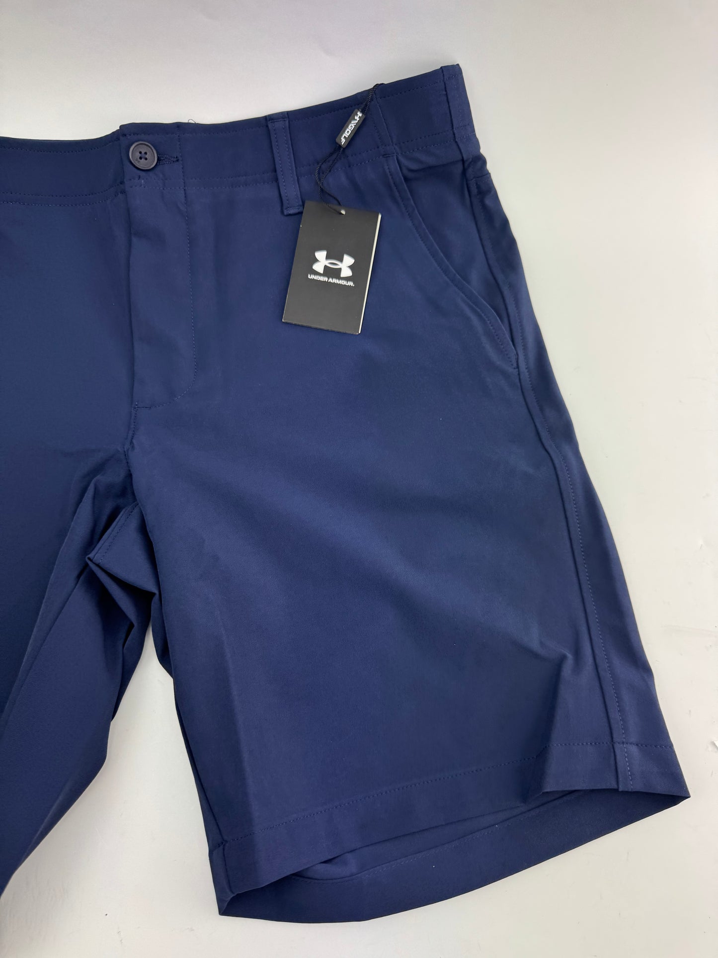 Under Armour Golf Shorts Drive Taper W34” /9” Inseam /Navy /New /24639
