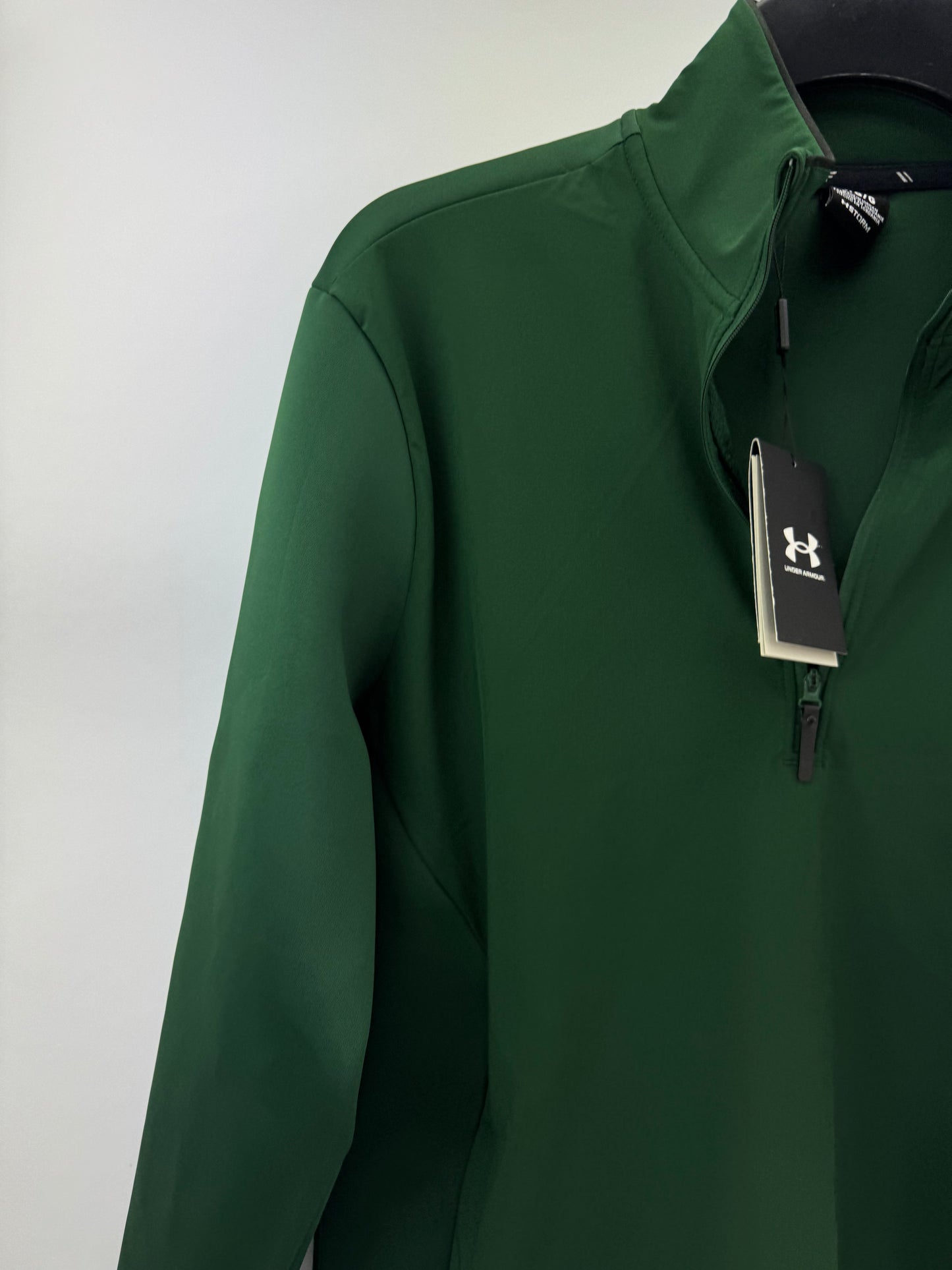 Under Armour Drive Pro Pullover Storm Hybrid 1/2 Zip UK Large /Green /New /24973