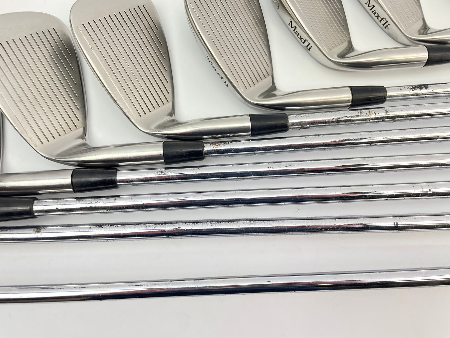 Mens Golf Package Set 12 Clubs Maxfli Regular Steel /Right /New Grips /Cart Bag