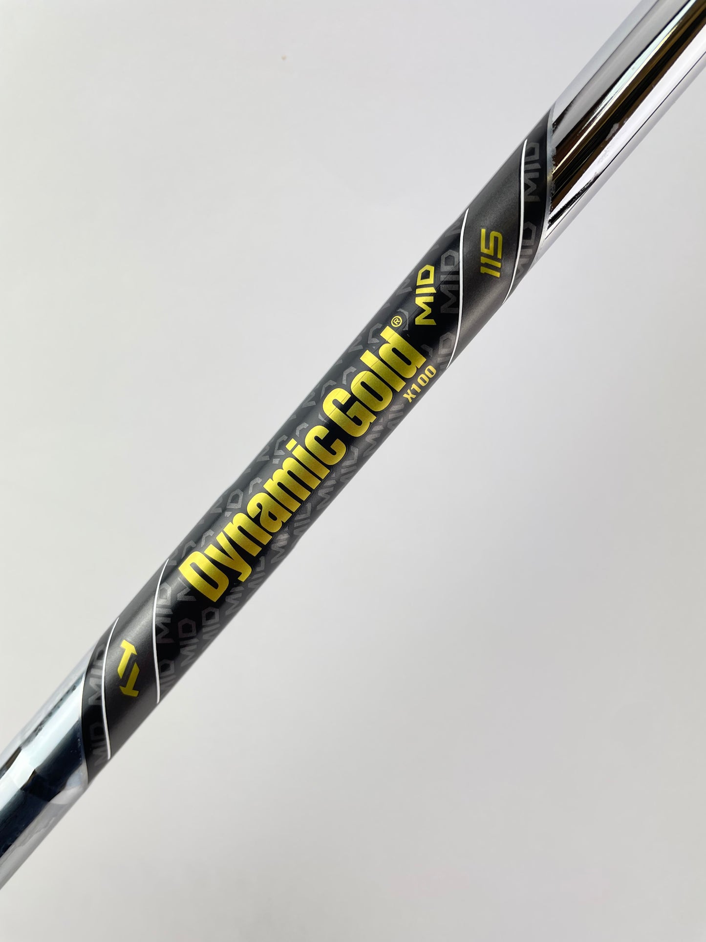 Dynamic Gold 115 Mid Iron Shaft X100 X Flex Steel 35” /0.355 Tapered /22895