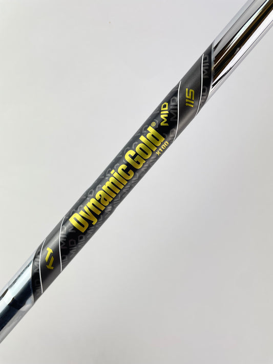 Dynamic Gold 115 Mid Iron Shaft X100 X Flex Steel 35” /0.355 Tapered /22895