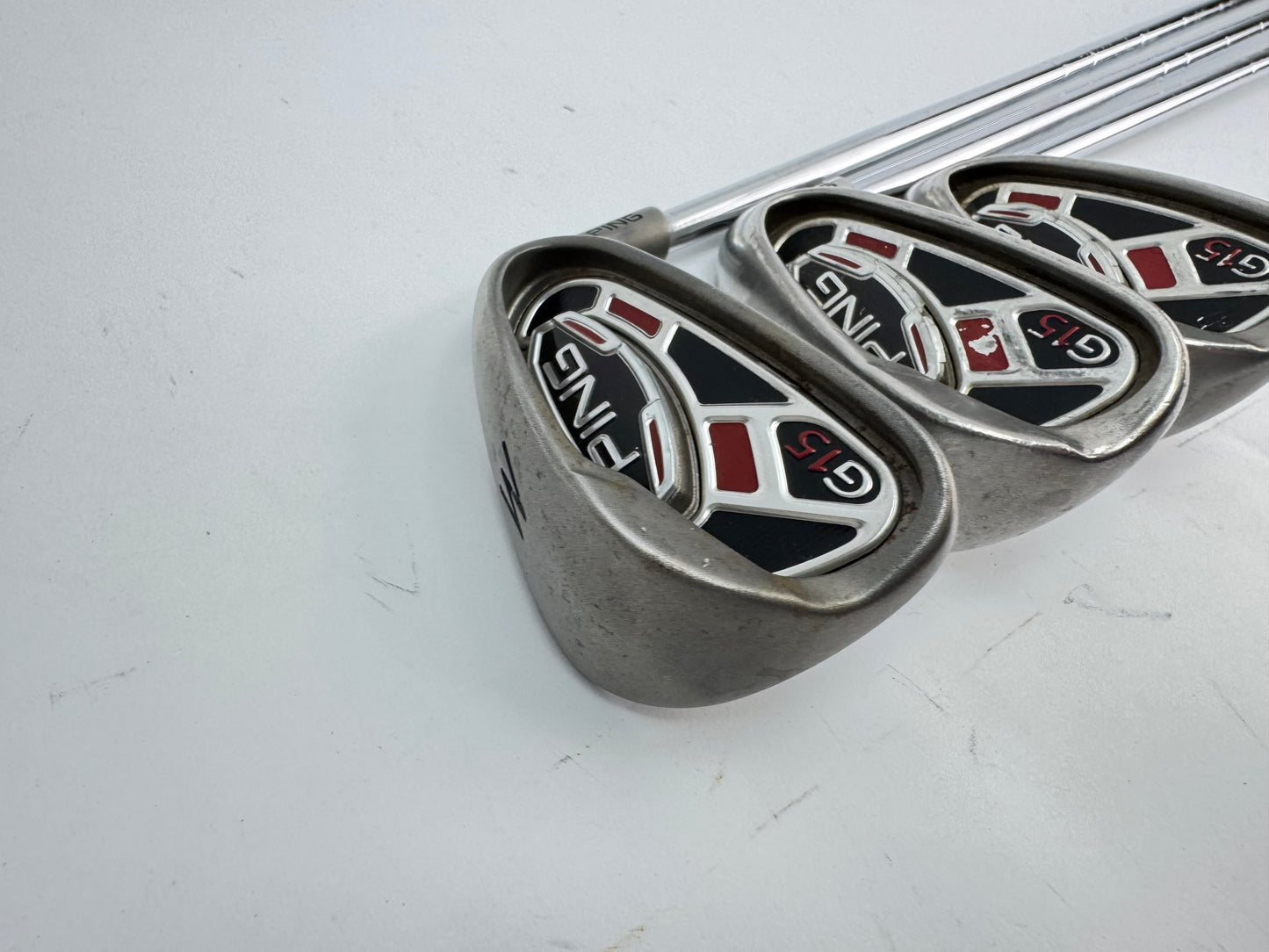 Ping G15 Wedge Set PW/GW/SW Black Dot Regular Steel /New Grips /26996
