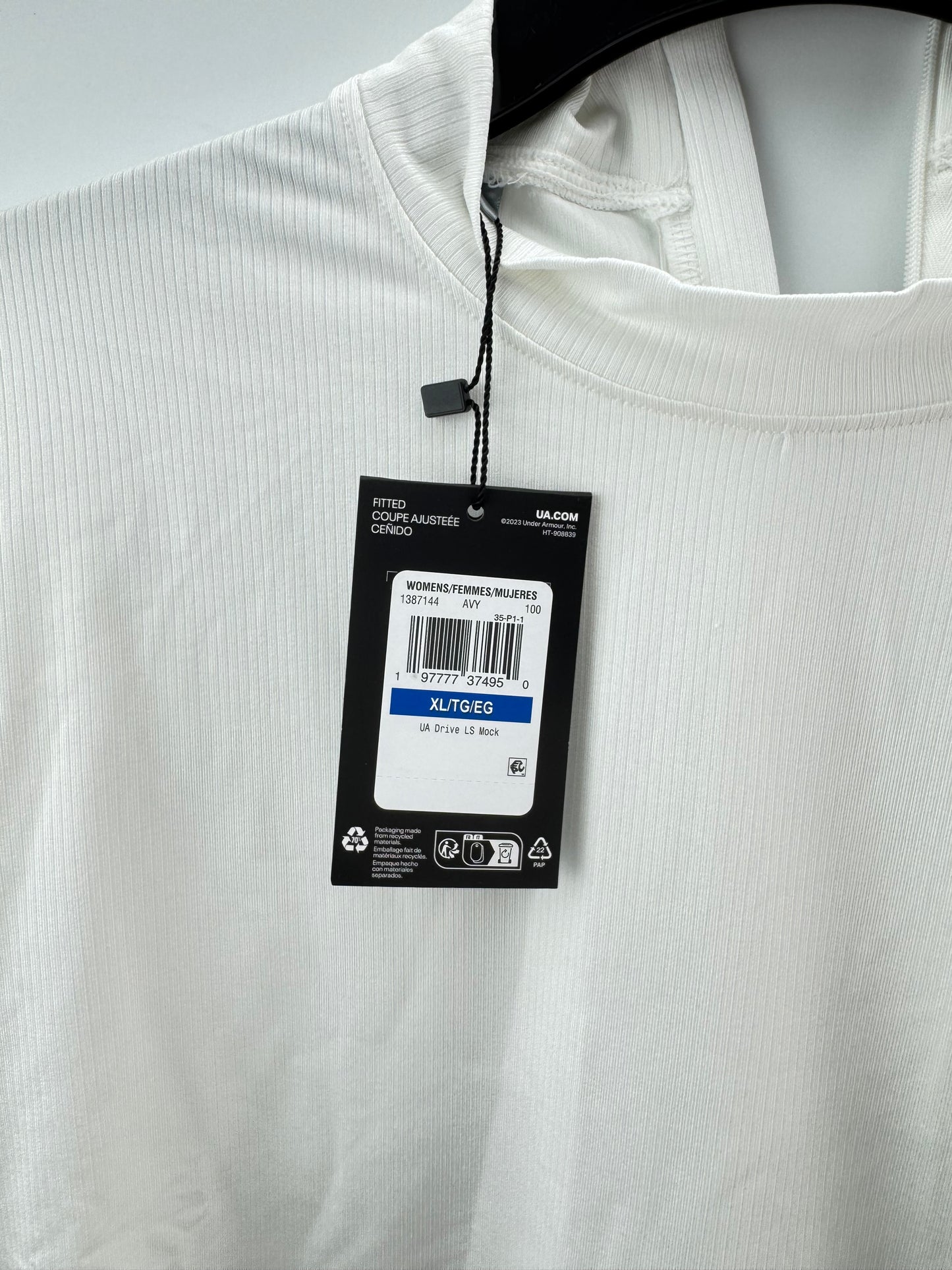 Under Armour Women’s Mock Drive Long Sleeve UK XL /White /New /24240