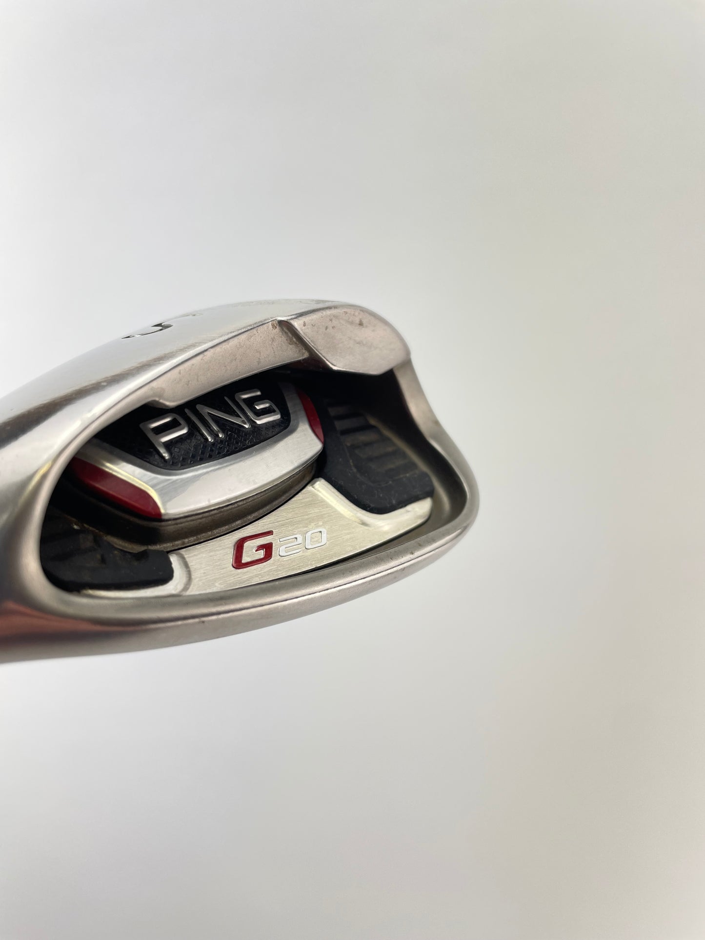 Ping G20 Sand Wedge Left Handed Black Dot Senior Flex Steel /New Grip /25534