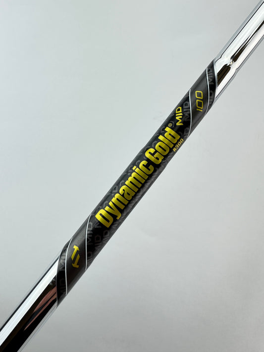 Dynamic Gold Mid 100 Iron Shaft R300 Regular Flex Steel 35.5” /0.355 /23388