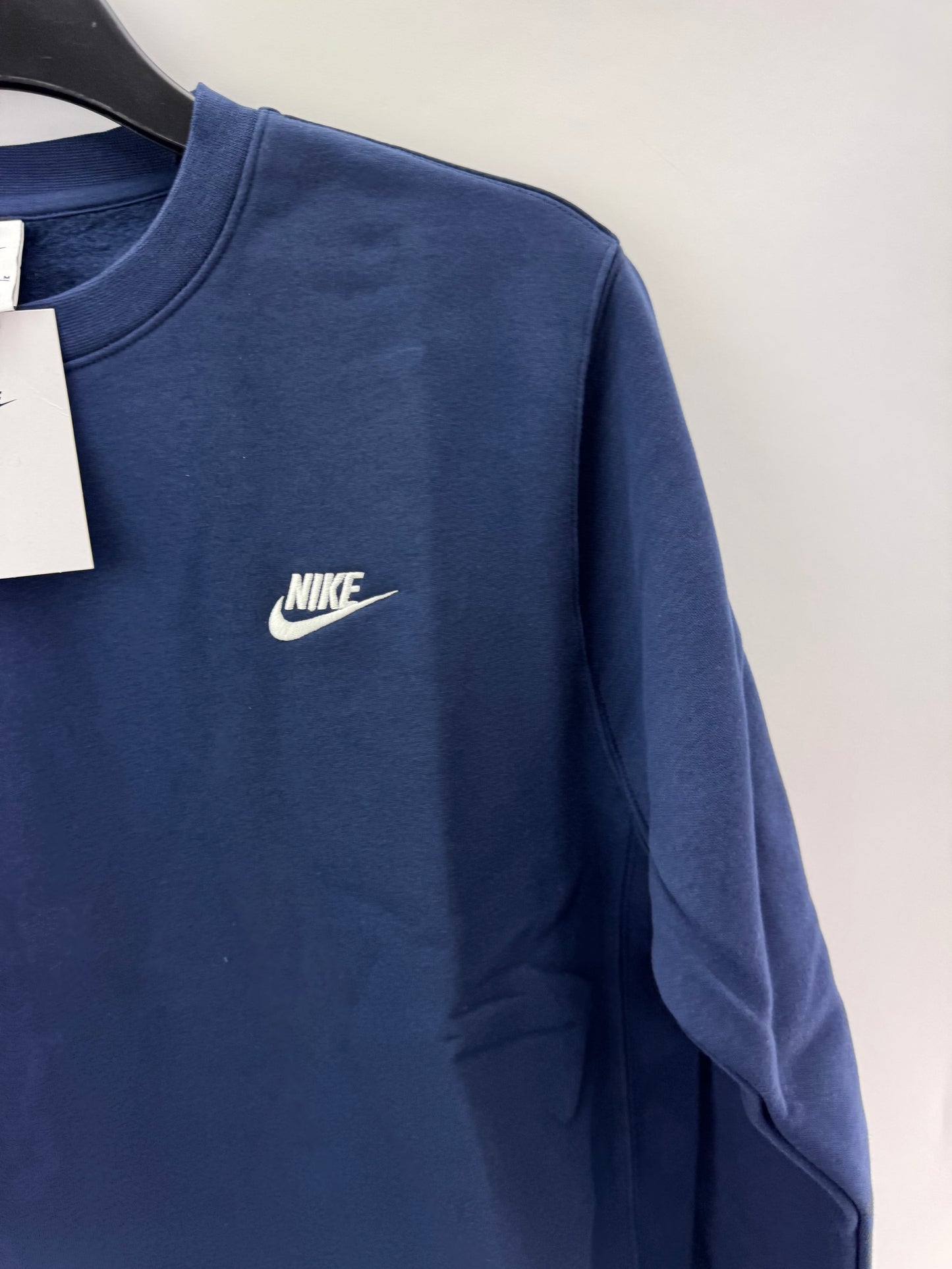 Nike Golf Club Crew Pullover Fleece Jumper UK Medium /Navy /New /24642