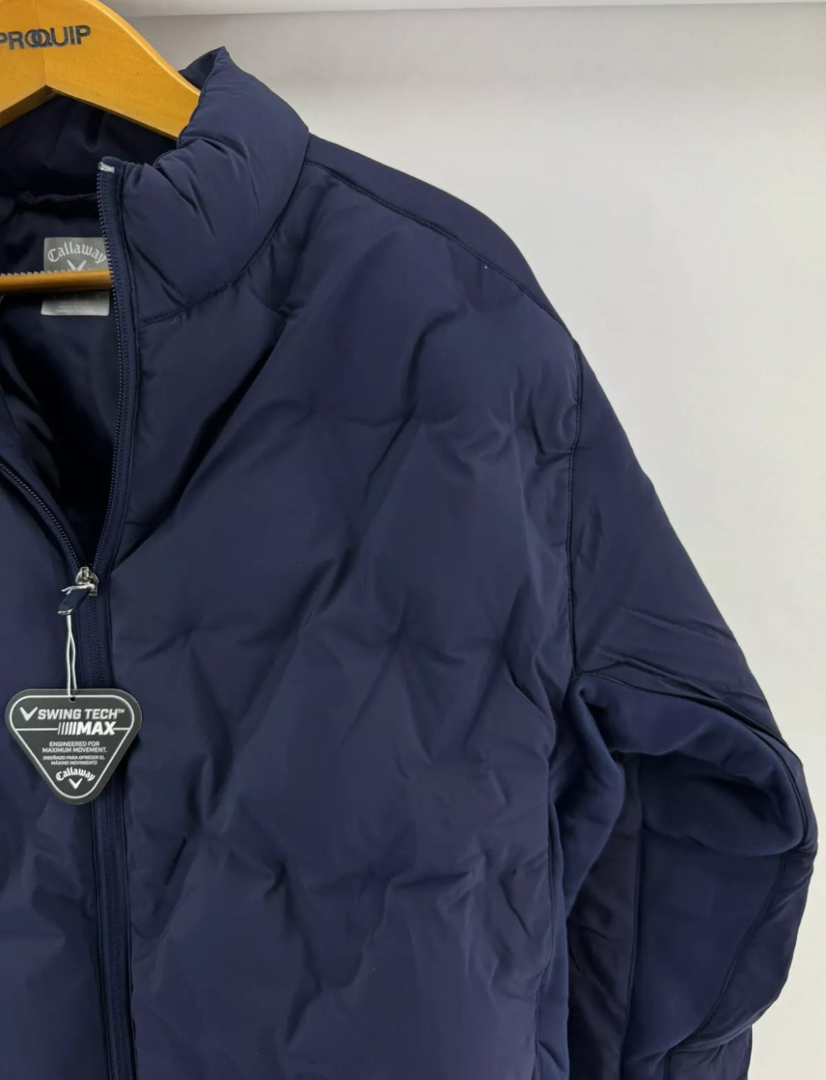 Callaway Thermal Puffer Jacket Welded Chev 2024 /Navy /Mens UK S /New /19863